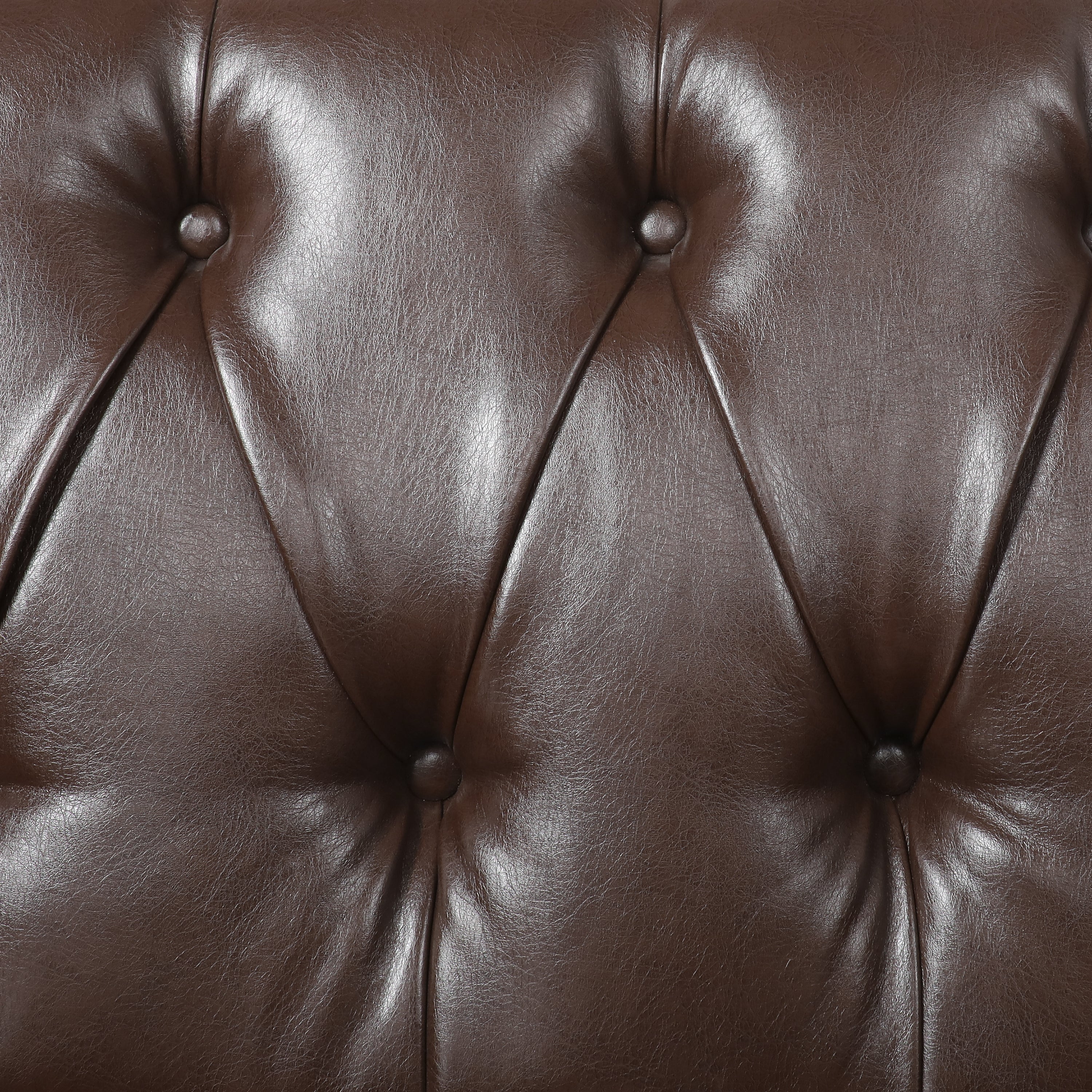 Sophisticated Loveseat with Diamond-Stitched Detailing