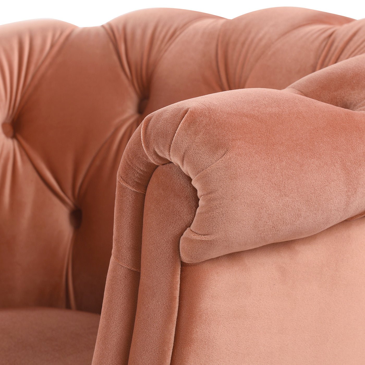 Comforts Upholstered Accent Chair with Recessed Arms and Barrel Design - Accent Chairs