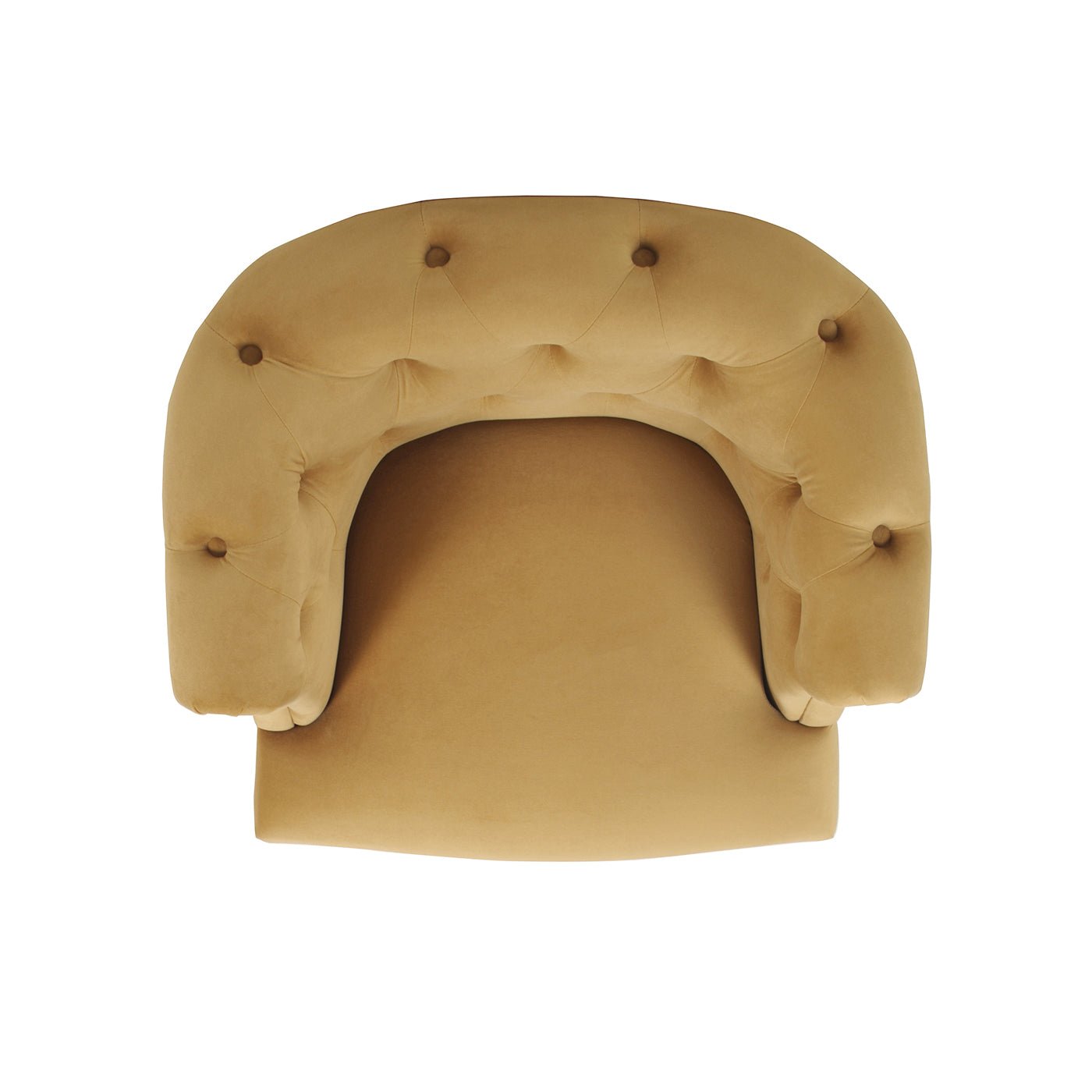 Comforts Upholstered Accent Chair with Recessed Arms and Barrel Design - Accent Chairs