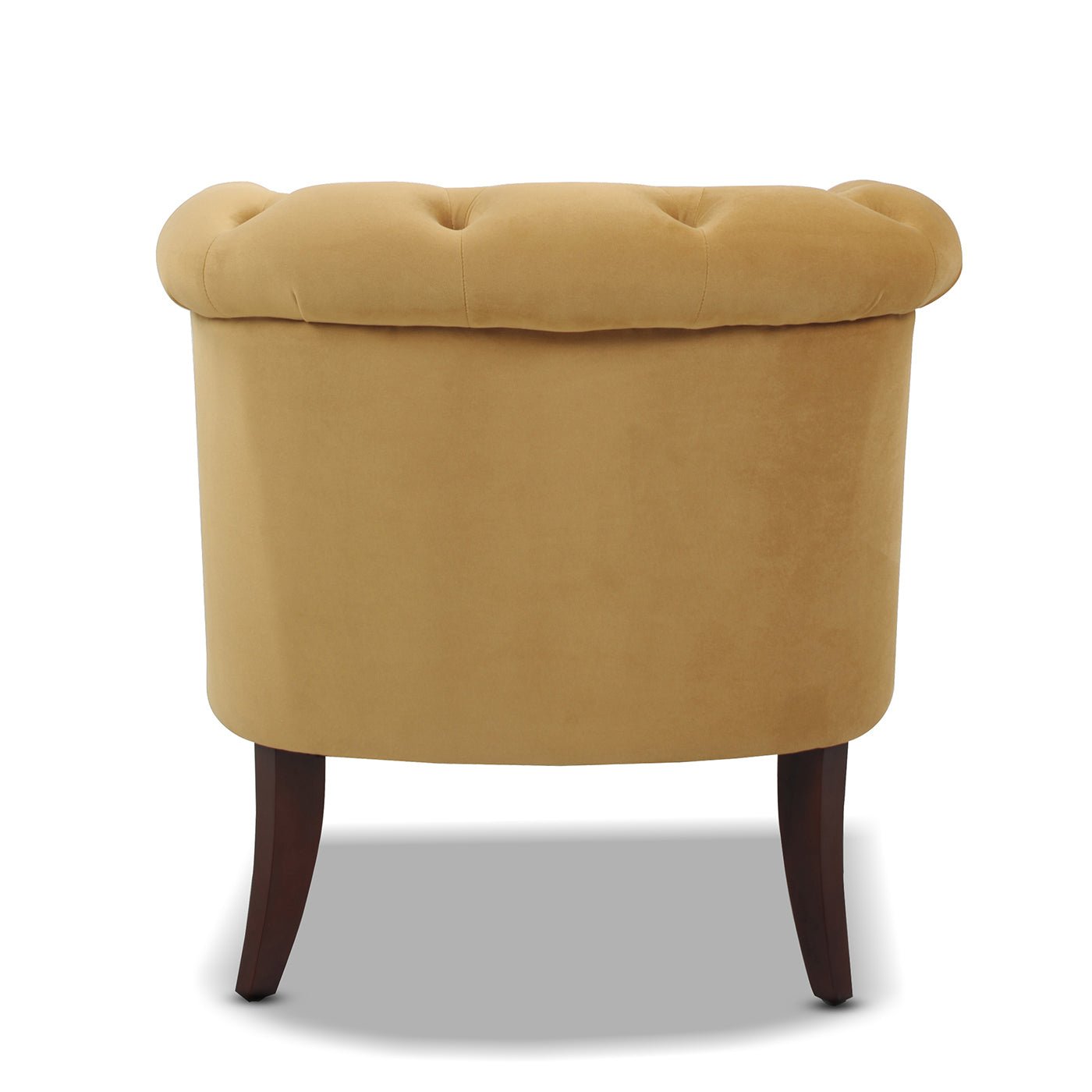Comforts Upholstered Accent Chair with Recessed Arms and Barrel Design - Accent Chairs