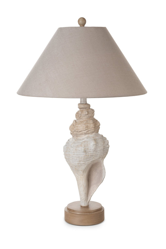 Conch 30" Seashell Coastal Table Lamp, (Set of 2) - Table Lamps
