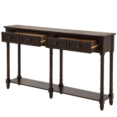 Console Table with 2 Storages and Bottom Shelf - Consoles
