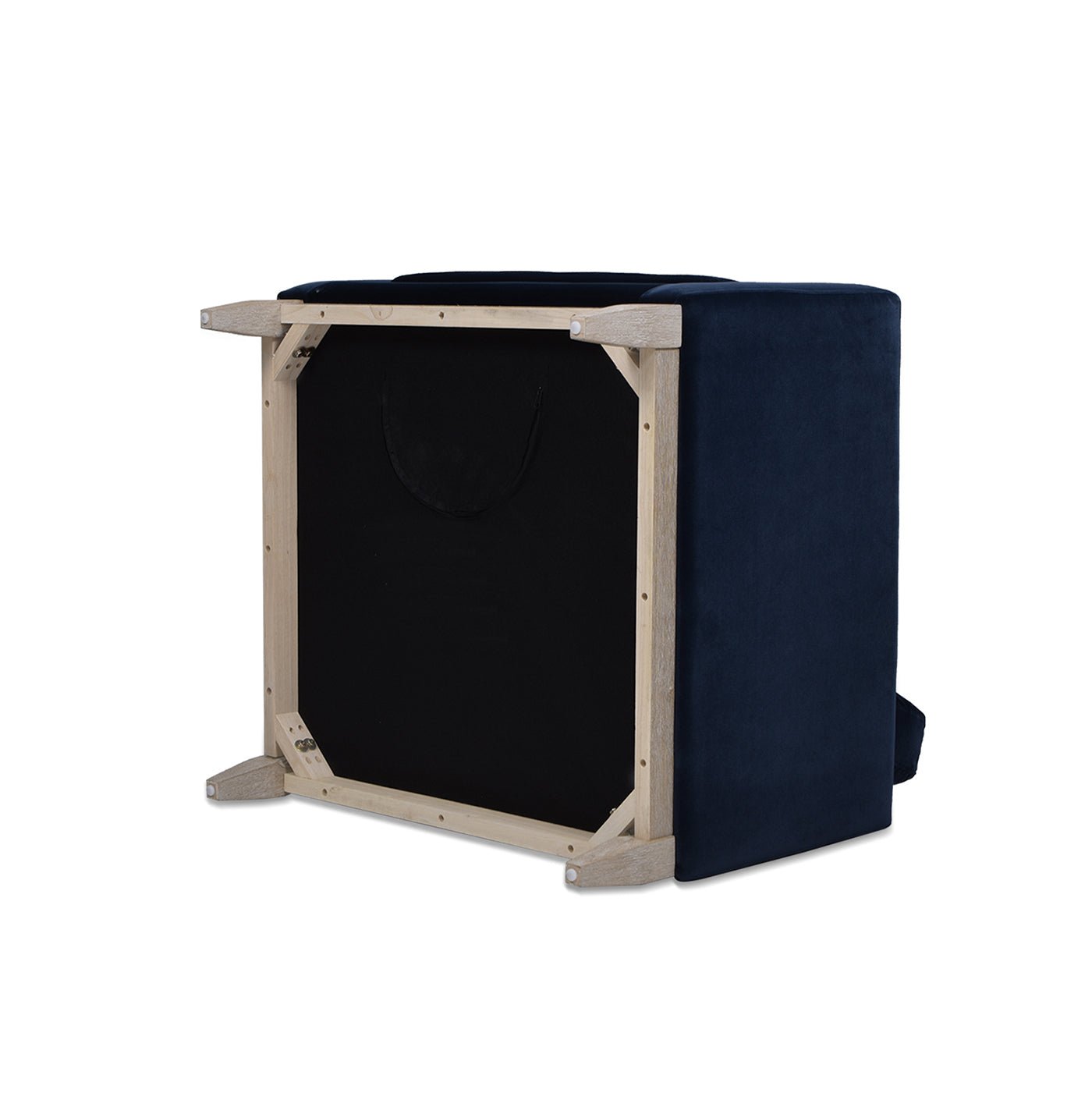 Contour Velvet Upholstered Accent Chair with Removable and Reversible Back - Accent Chairs