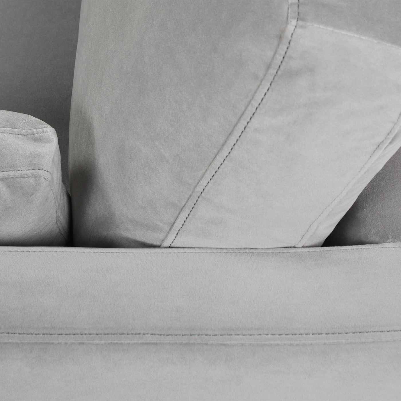 Contour Velvet Upholstered Accent Chair with Removable and Reversible Back - Accent Chairs