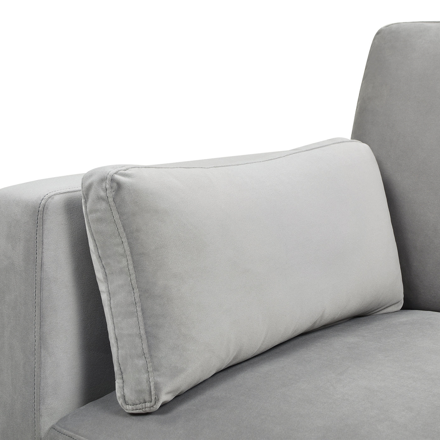 Contour Velvet Upholstered Accent Chair with Removable and Reversible Back - Accent Chairs