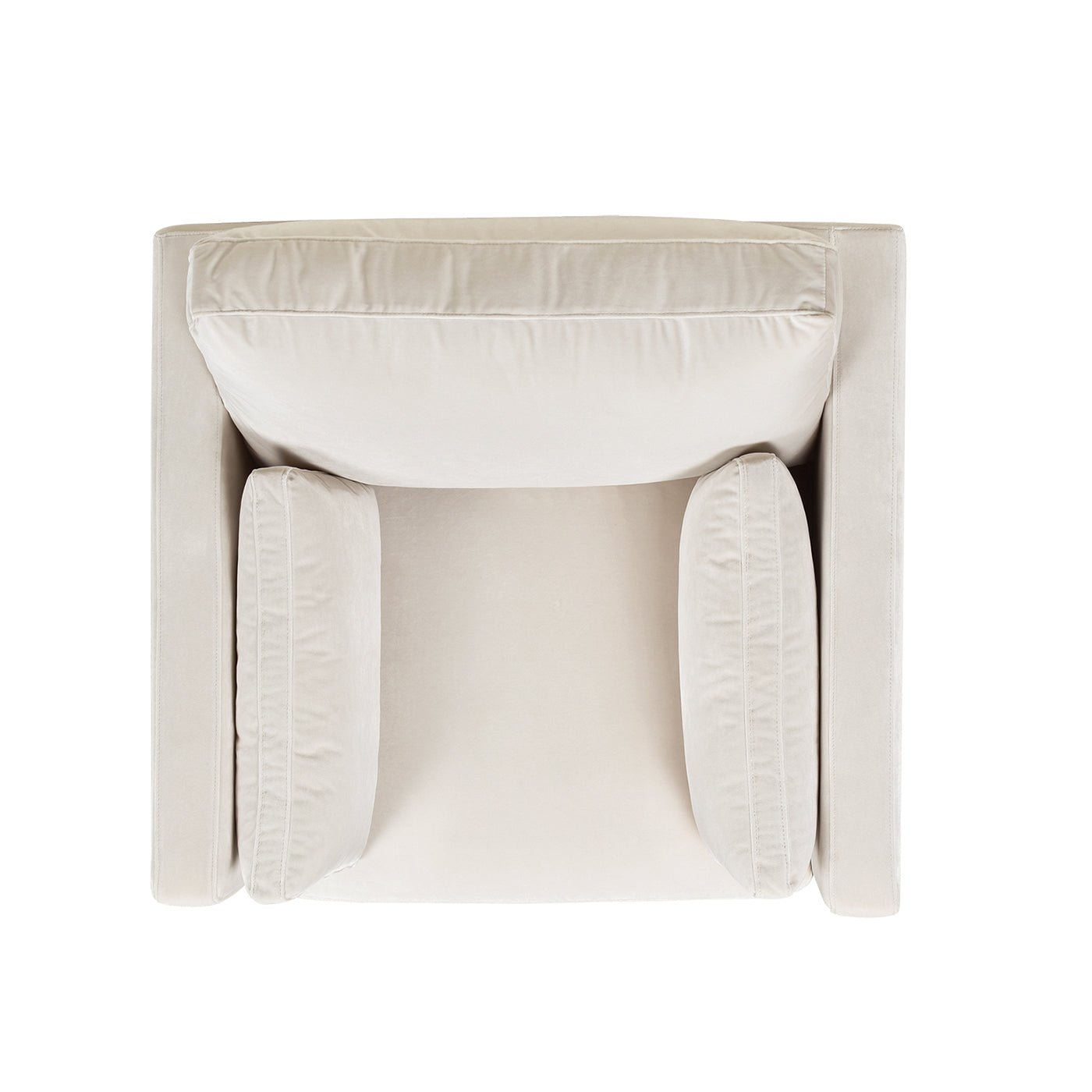 Contour Velvet Upholstered Accent Chair with Removable and Reversible Back - Accent Chairs