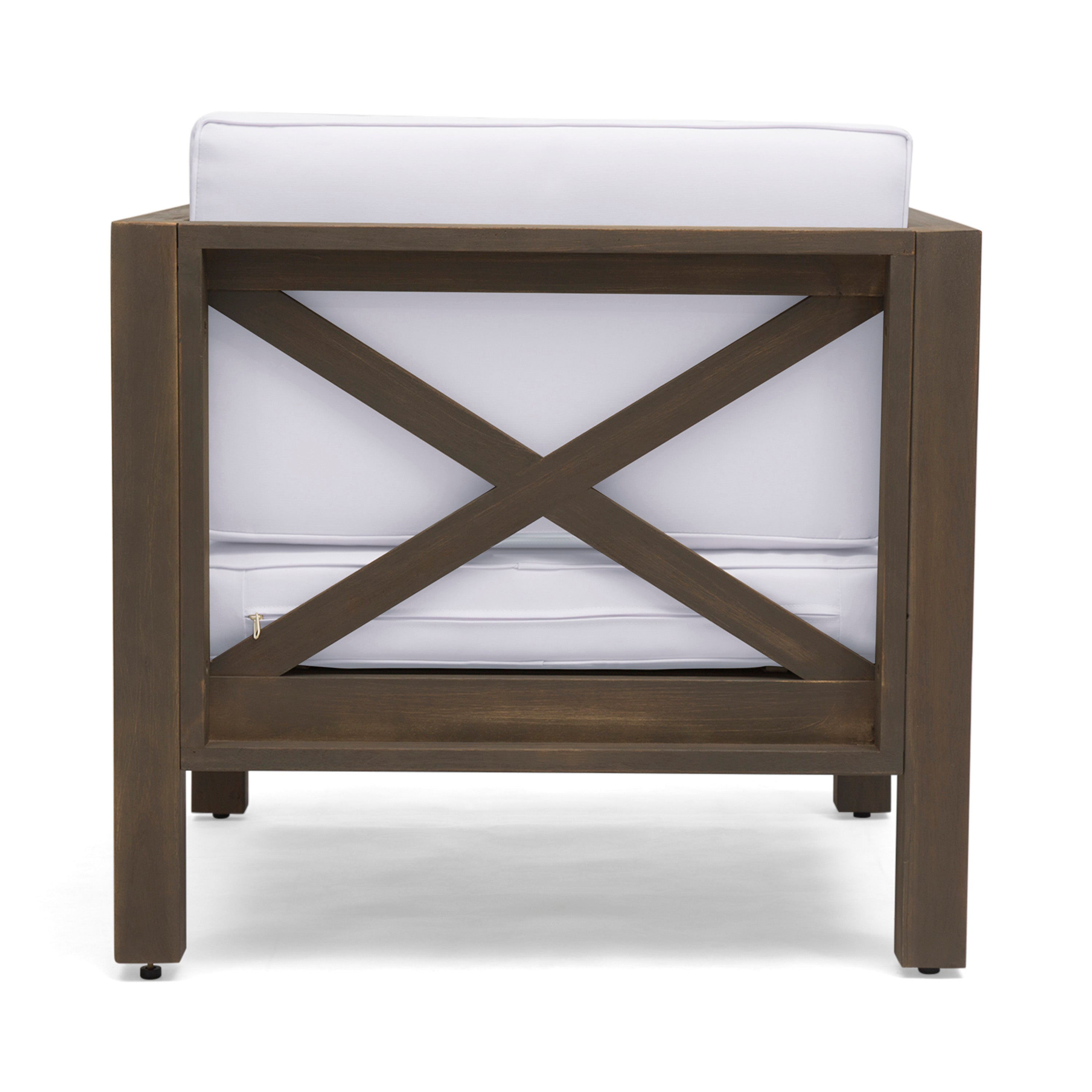 Brava Outdoor Club Chair with Water-Resistant Cushions