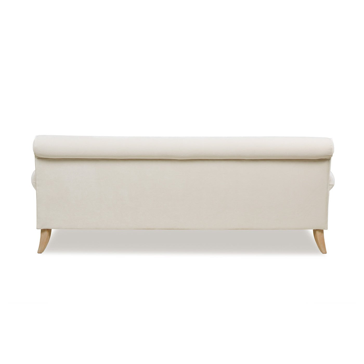 Creations Upholstered Sofa with Metal Casters and 2 Cushions Tightback - Sofas