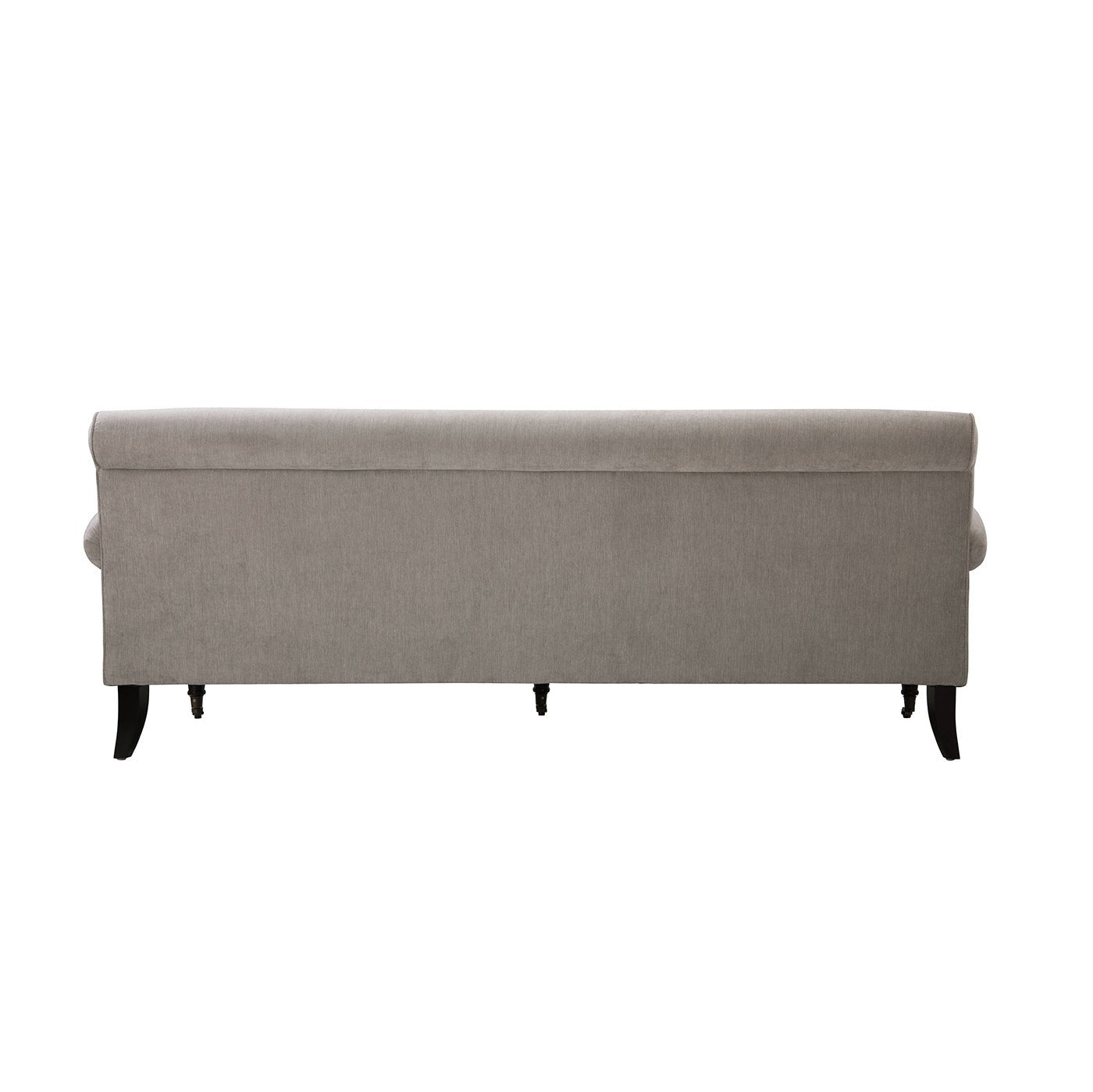Creations Upholstered Sofa with Metal Casters and 3 Cushions Tightback - Sofas