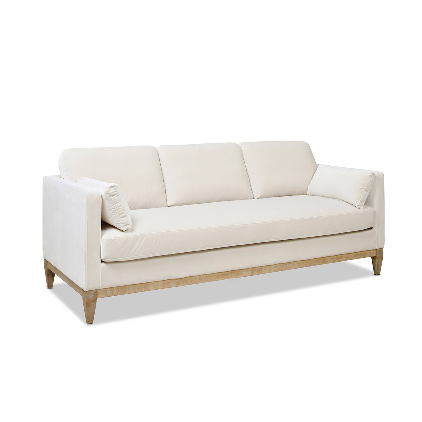 Crownedd 84" Upholstered Sofa with Square Track Arms - Sofas