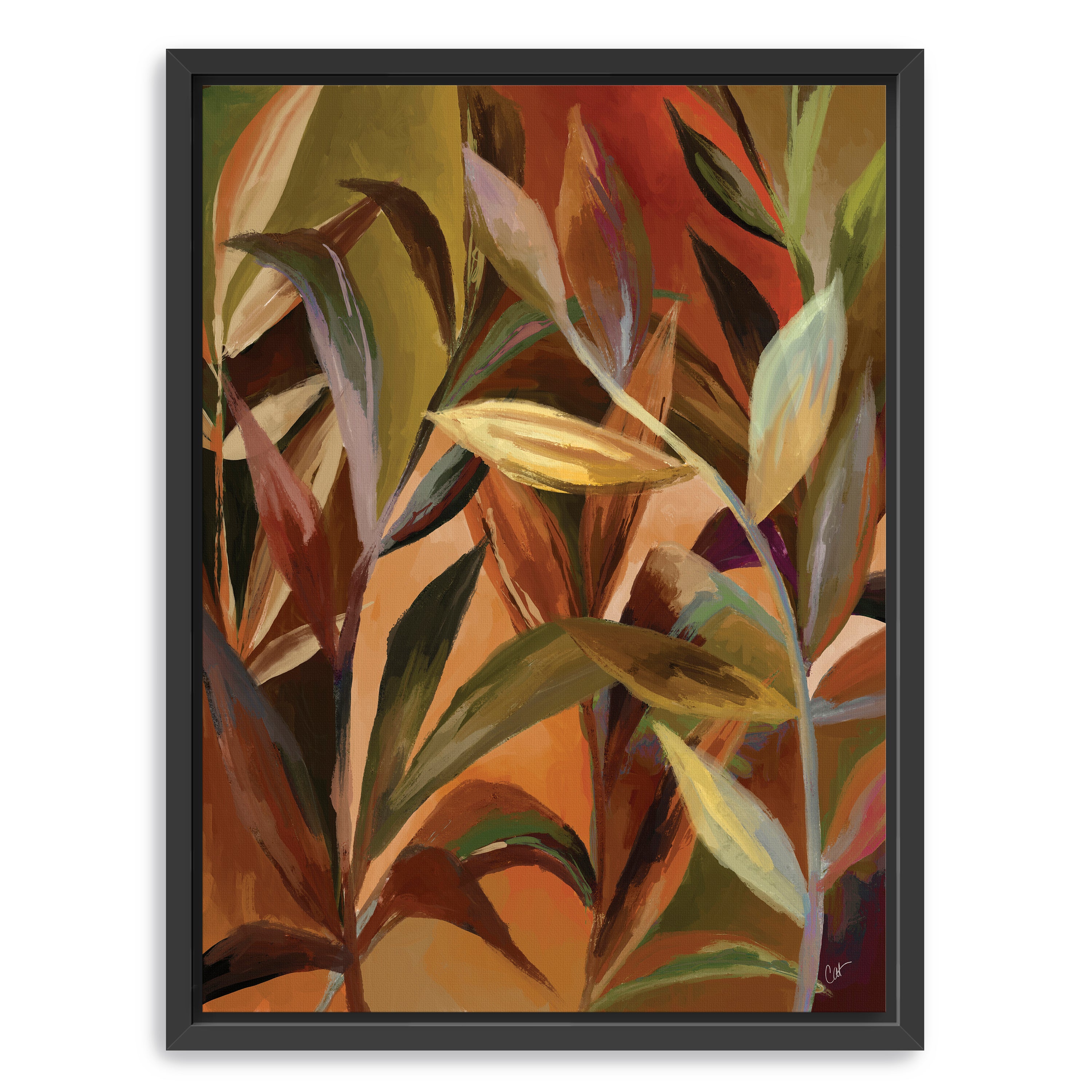 Loose Leaves Canvas Giclee