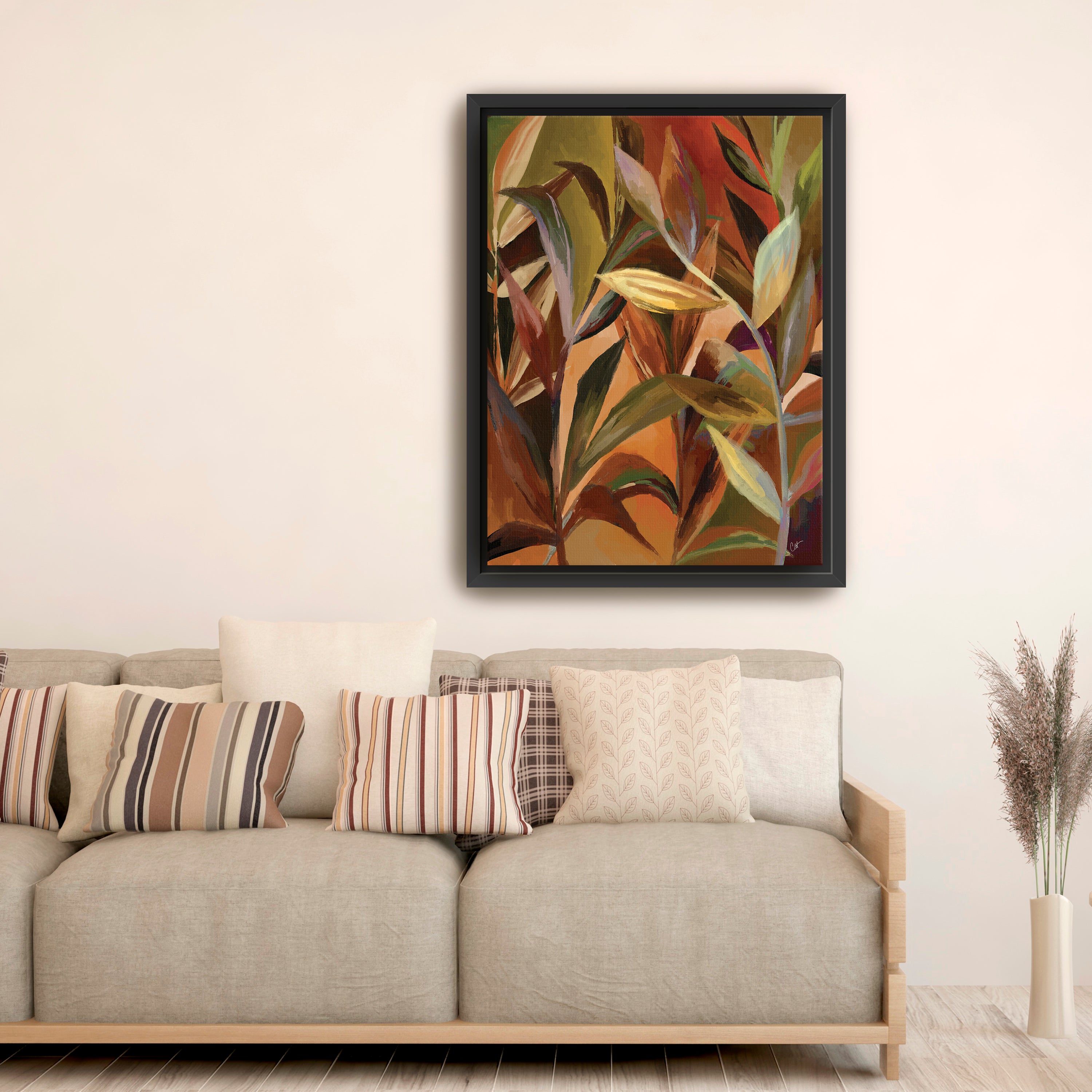 Loose Leaves Canvas Giclee