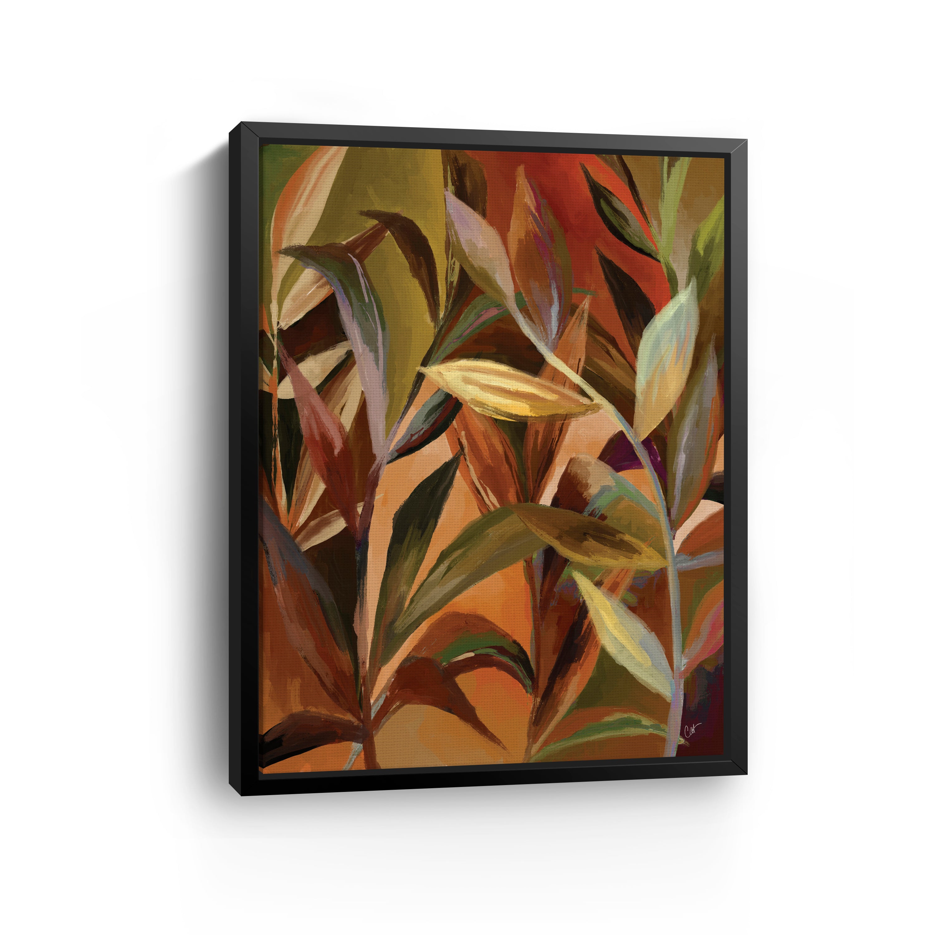 Loose Leaves Canvas Giclee