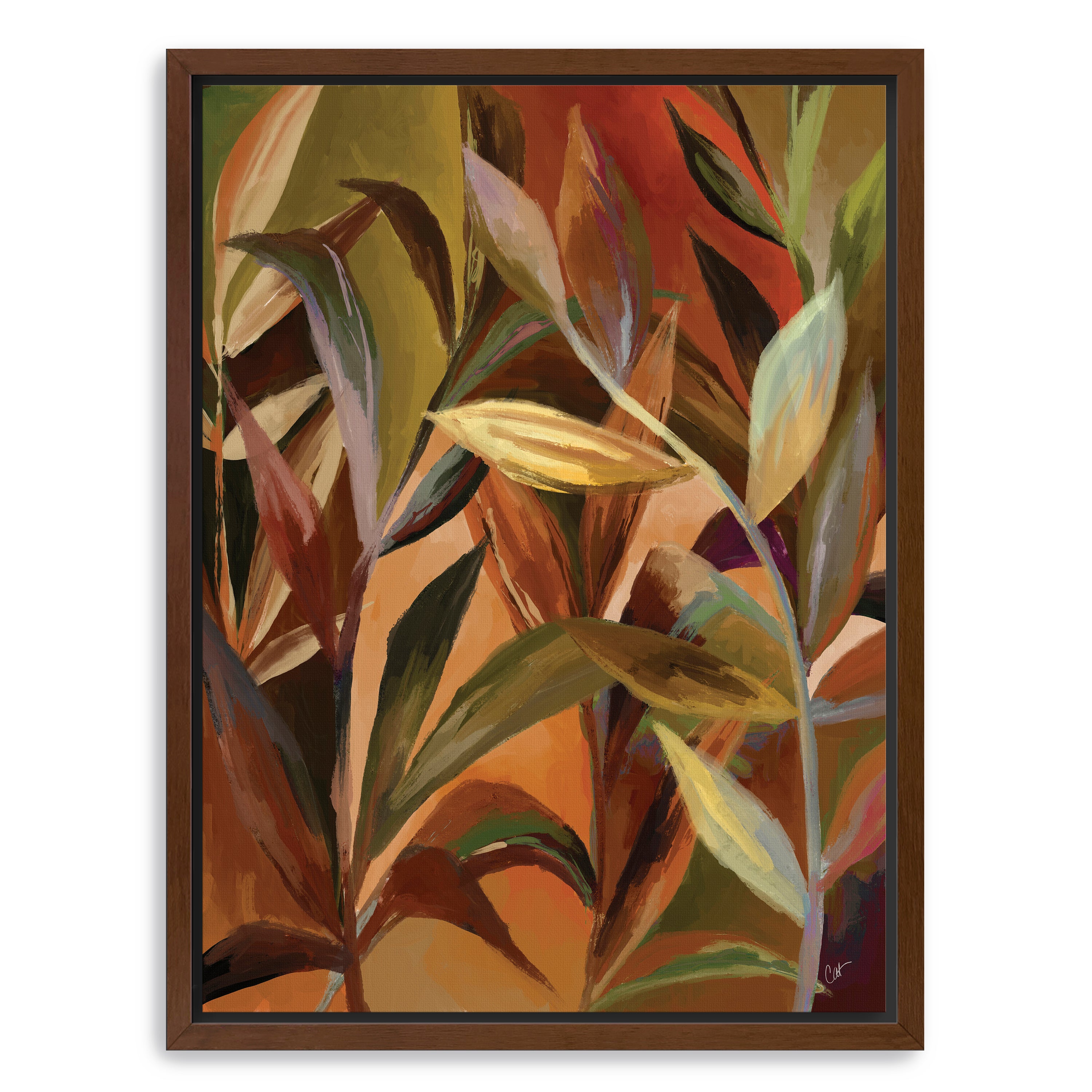 Loose Leaves Canvas Giclee