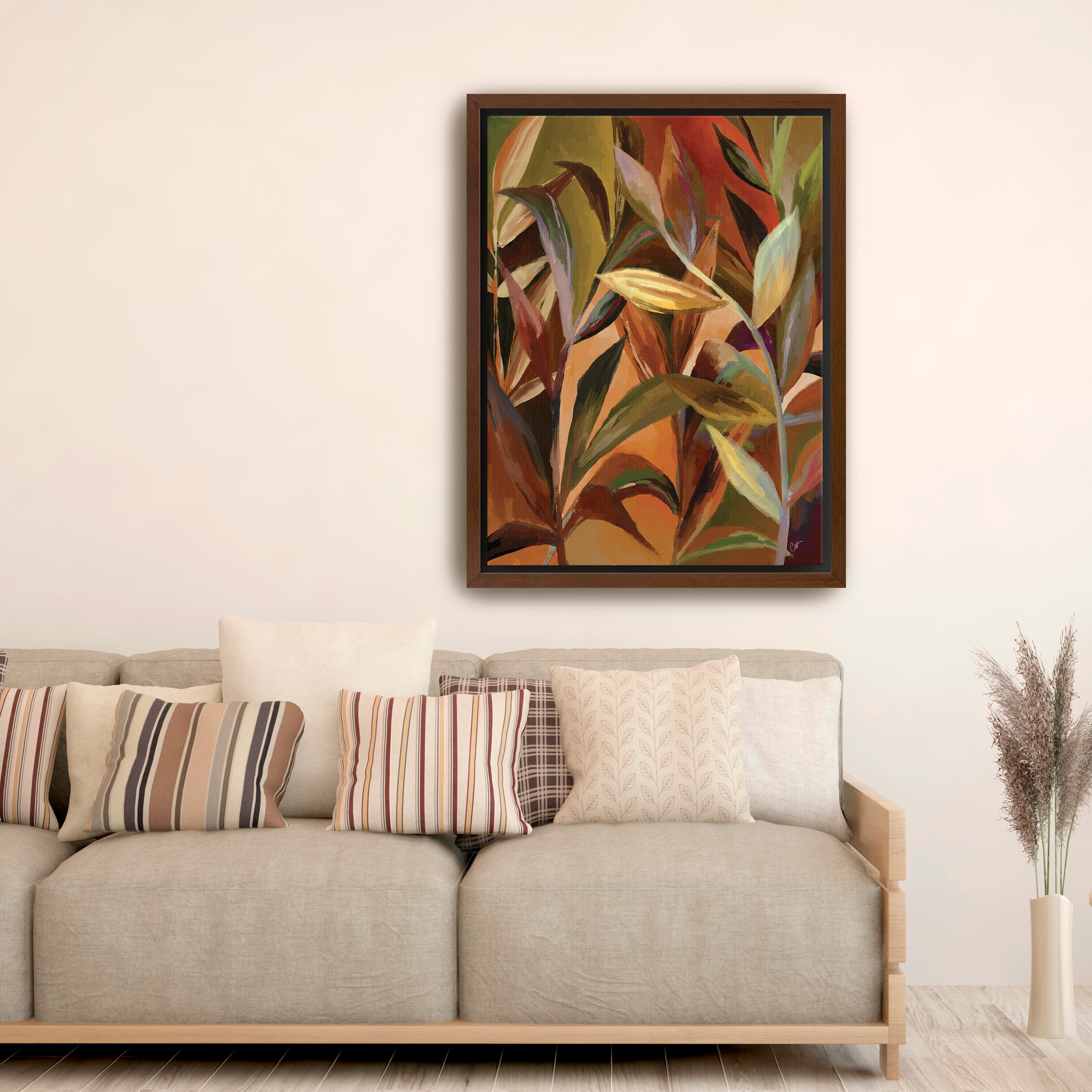 Loose Leaves Canvas Giclee
