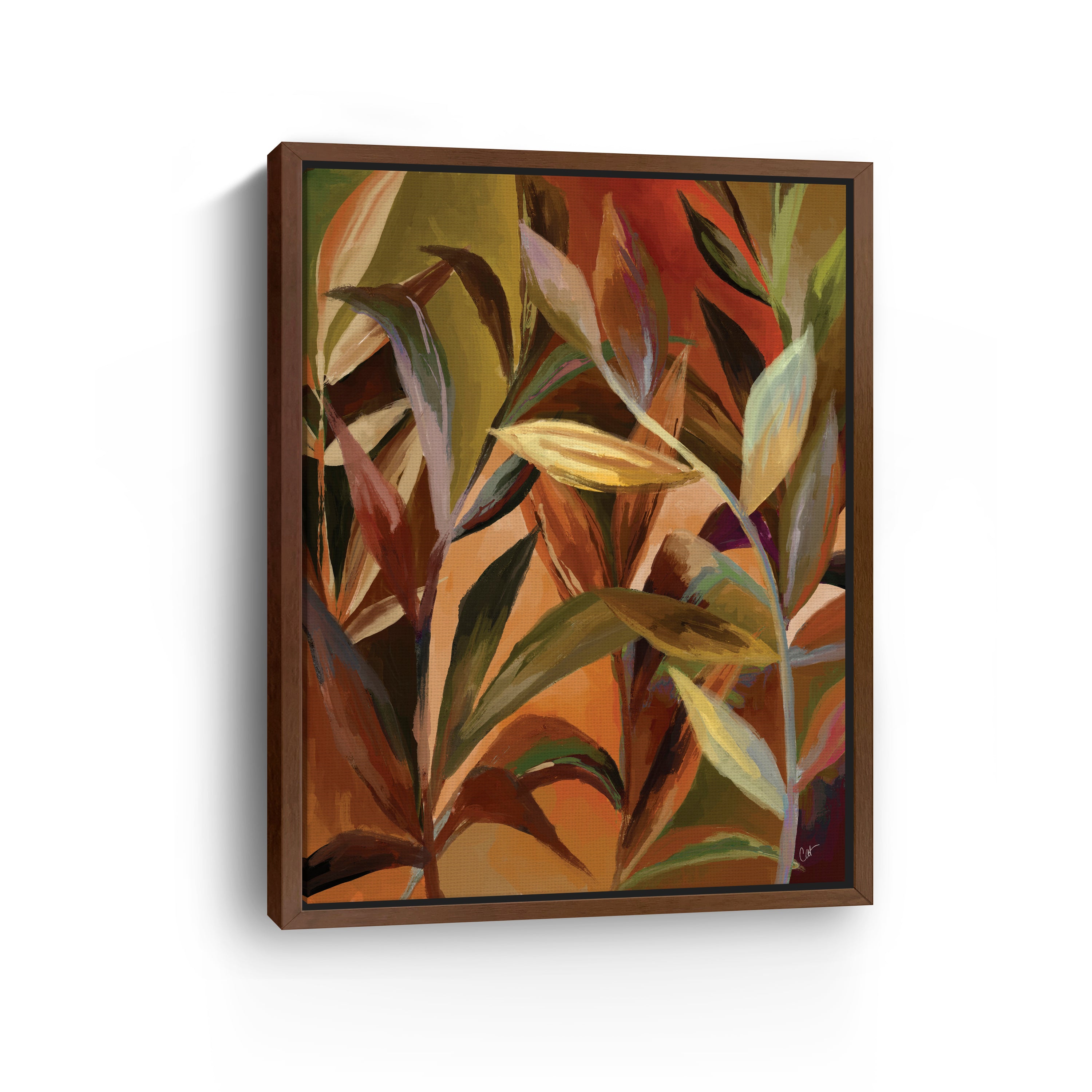 Loose Leaves Canvas Giclee