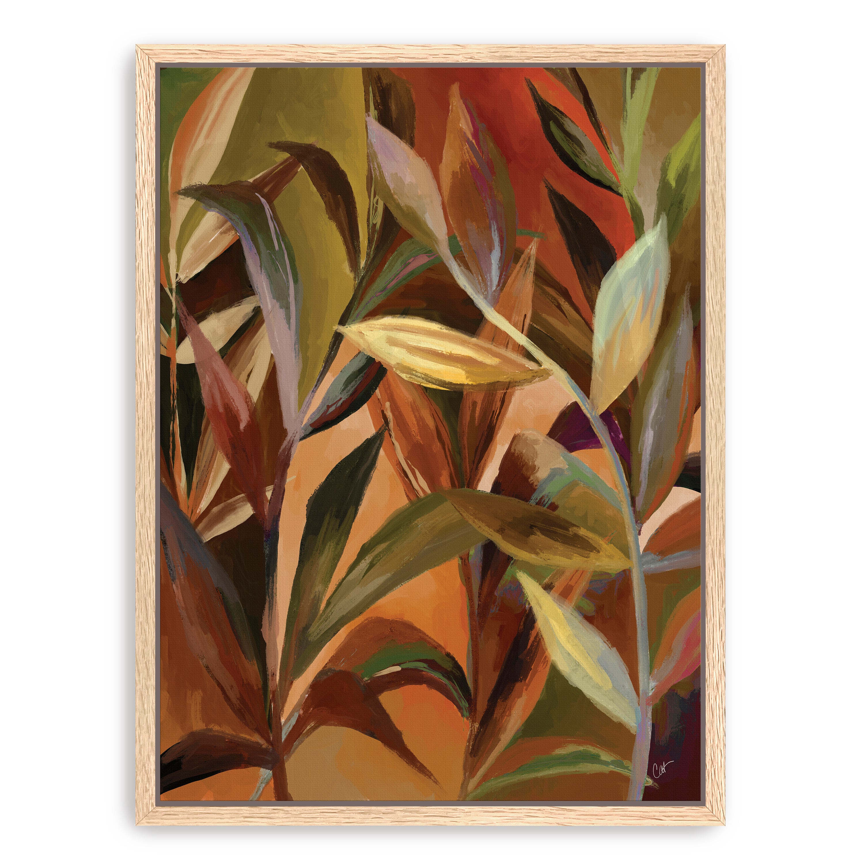 Loose Leaves Canvas Giclee