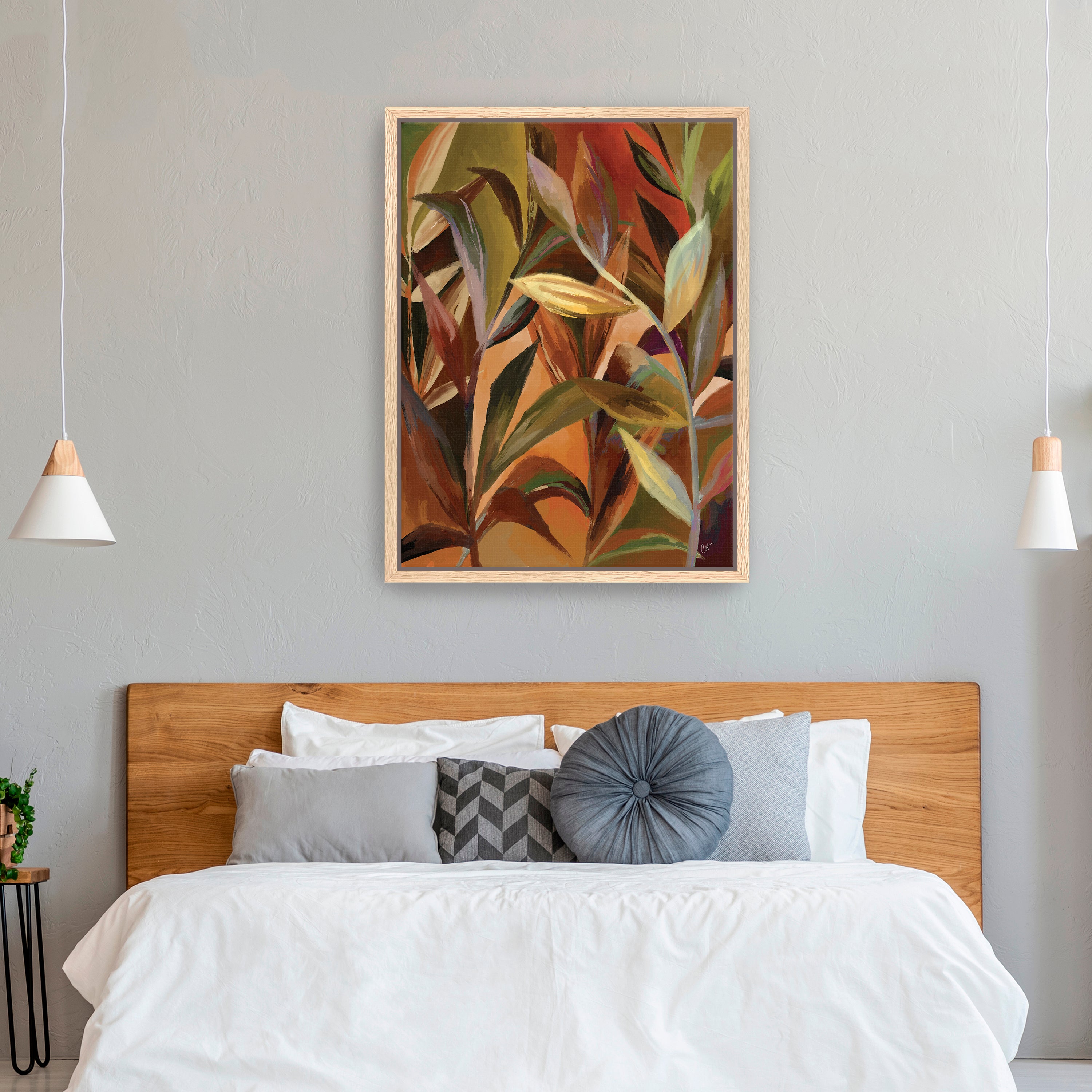 Loose Leaves Canvas Giclee