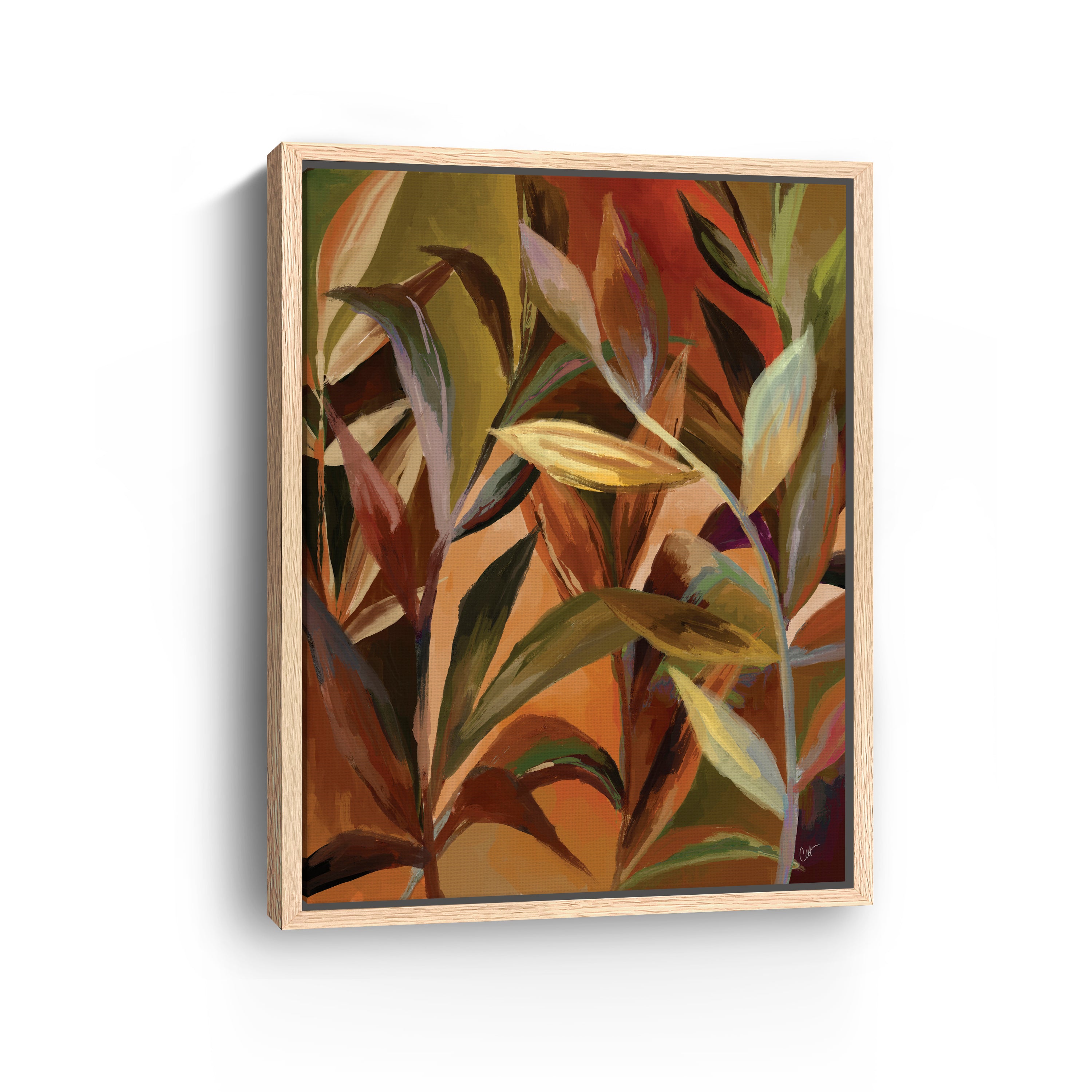 Loose Leaves Canvas Giclee