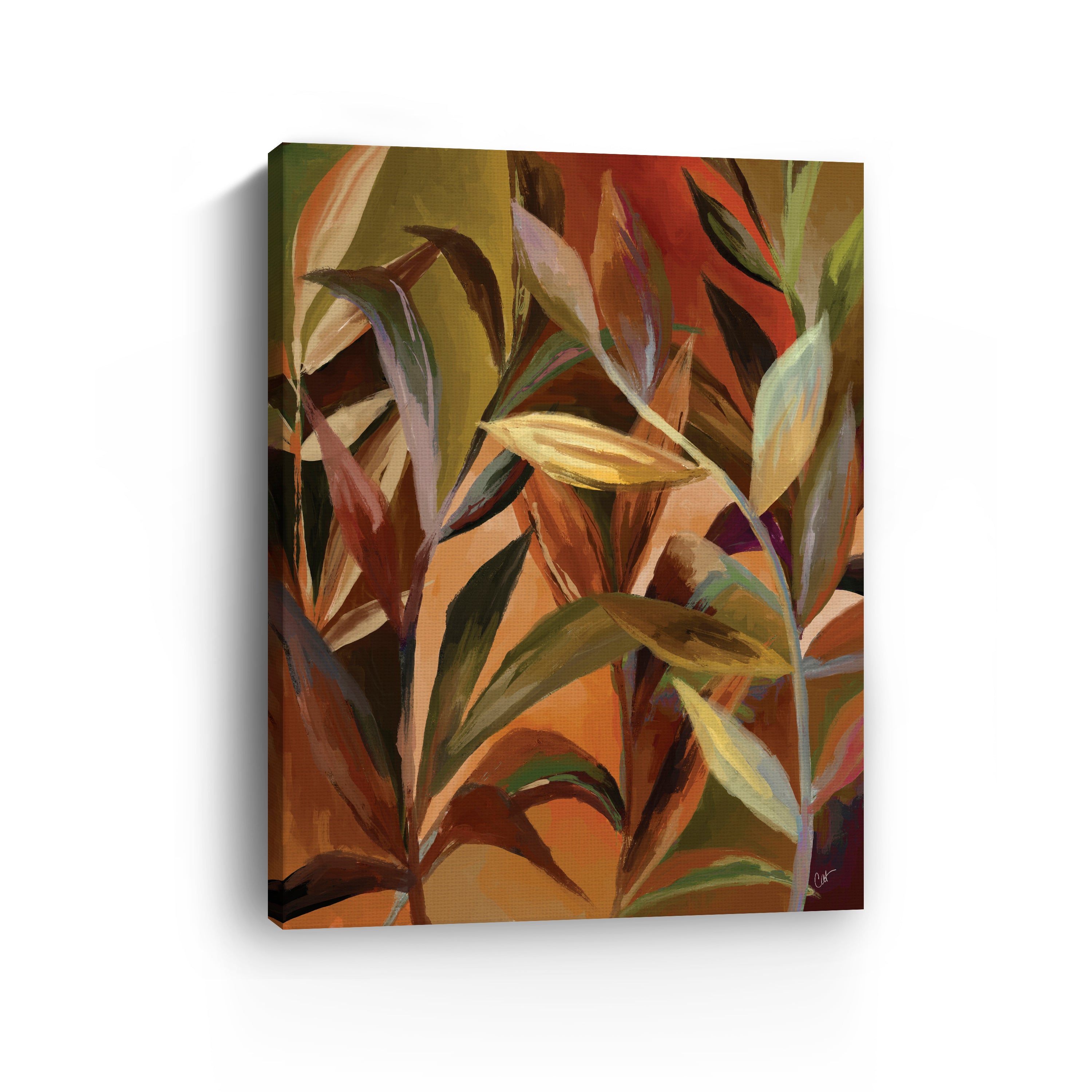 Loose Leaves Canvas Giclee