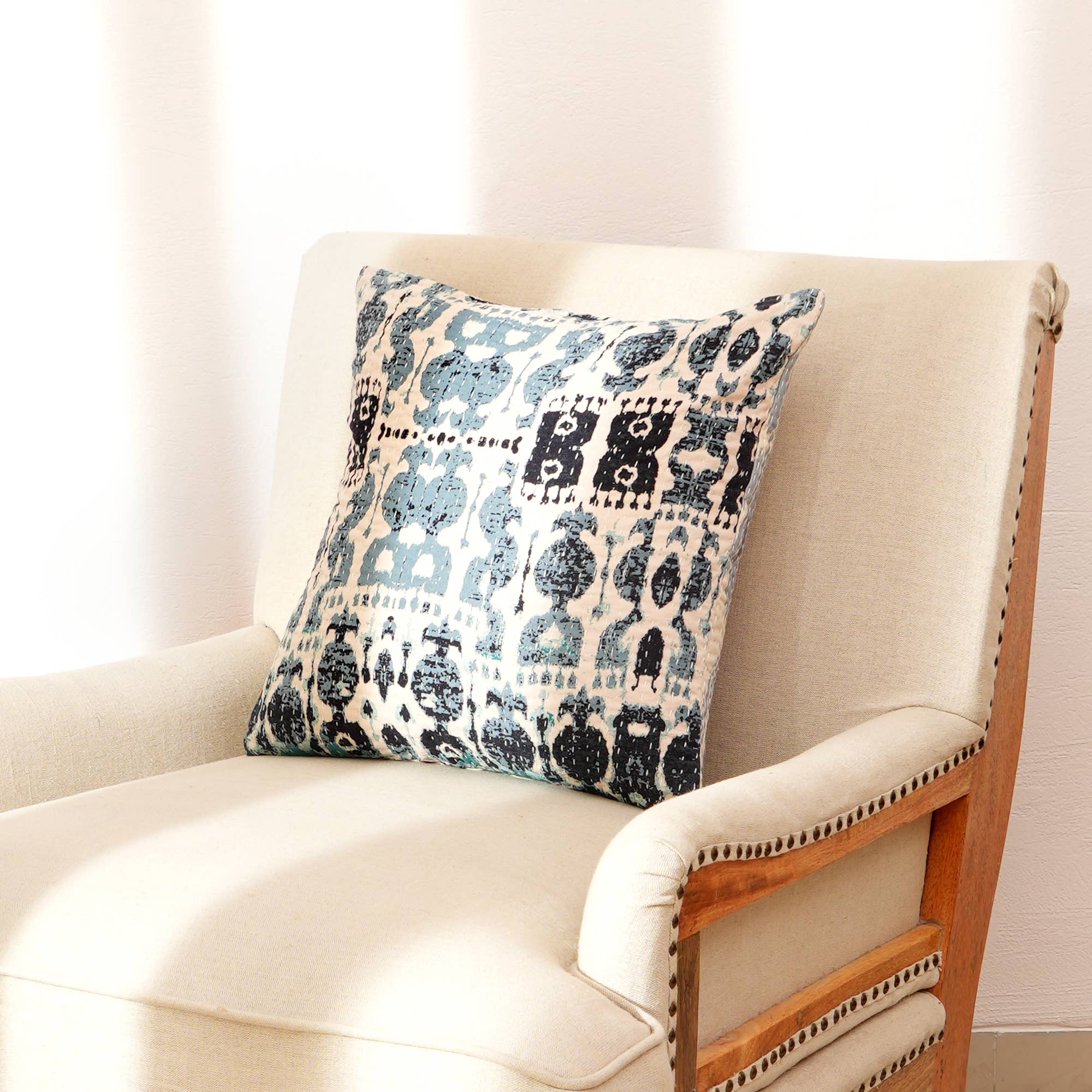 Double Sided 100% Cotton Print Pillow