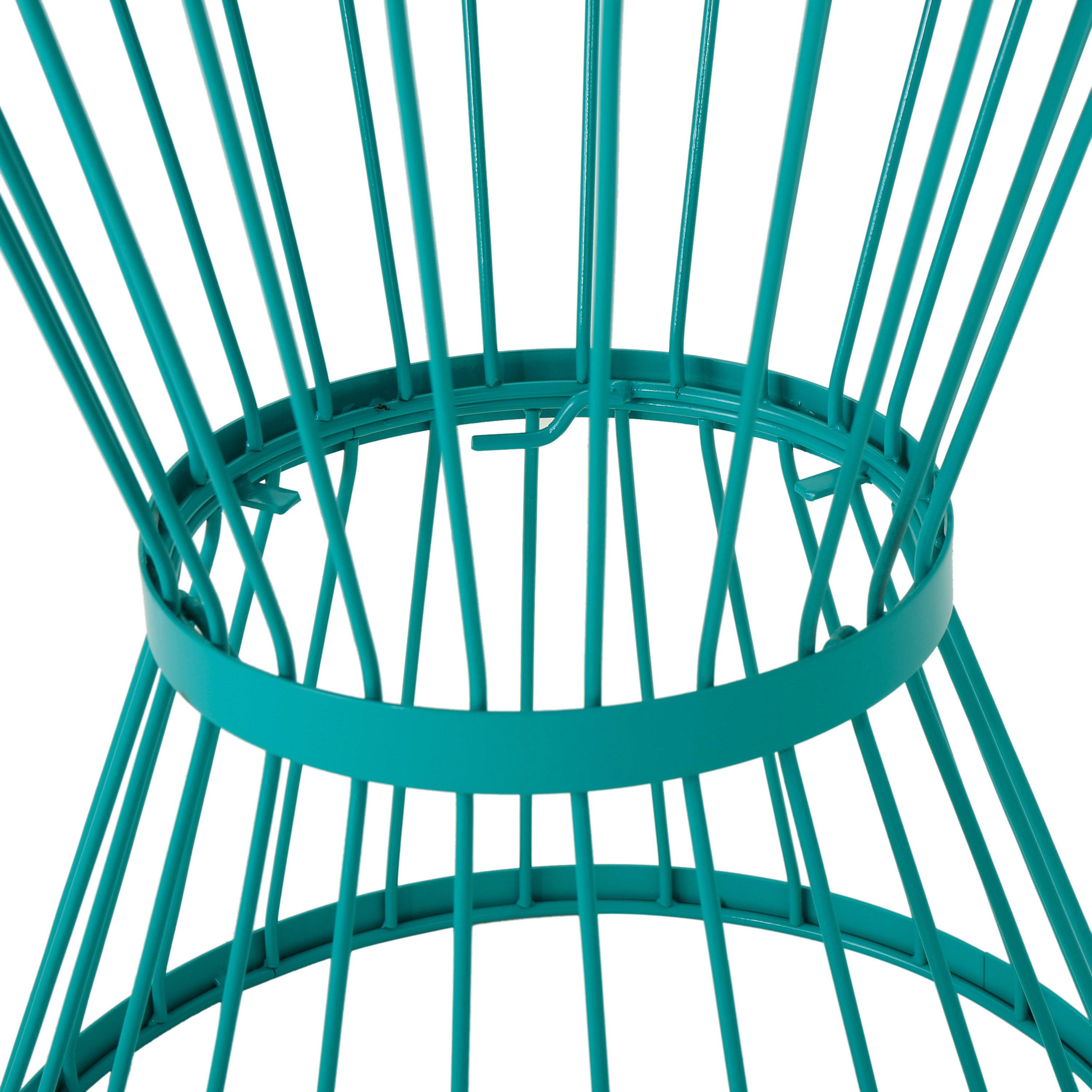 16" Outdoor Stainless Steel Colorpop Side Table