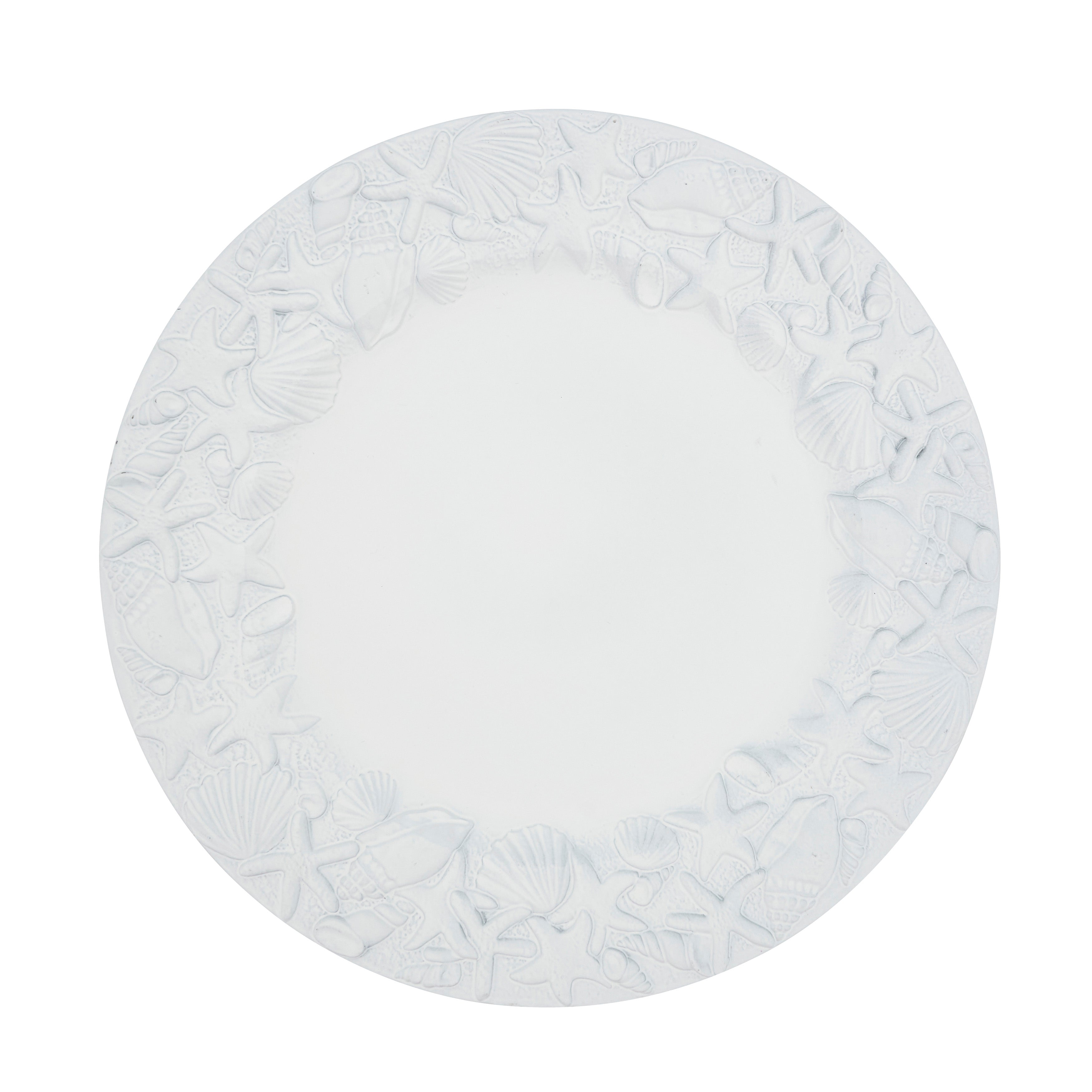 Sea Shell Embellished Charger, Set of 4