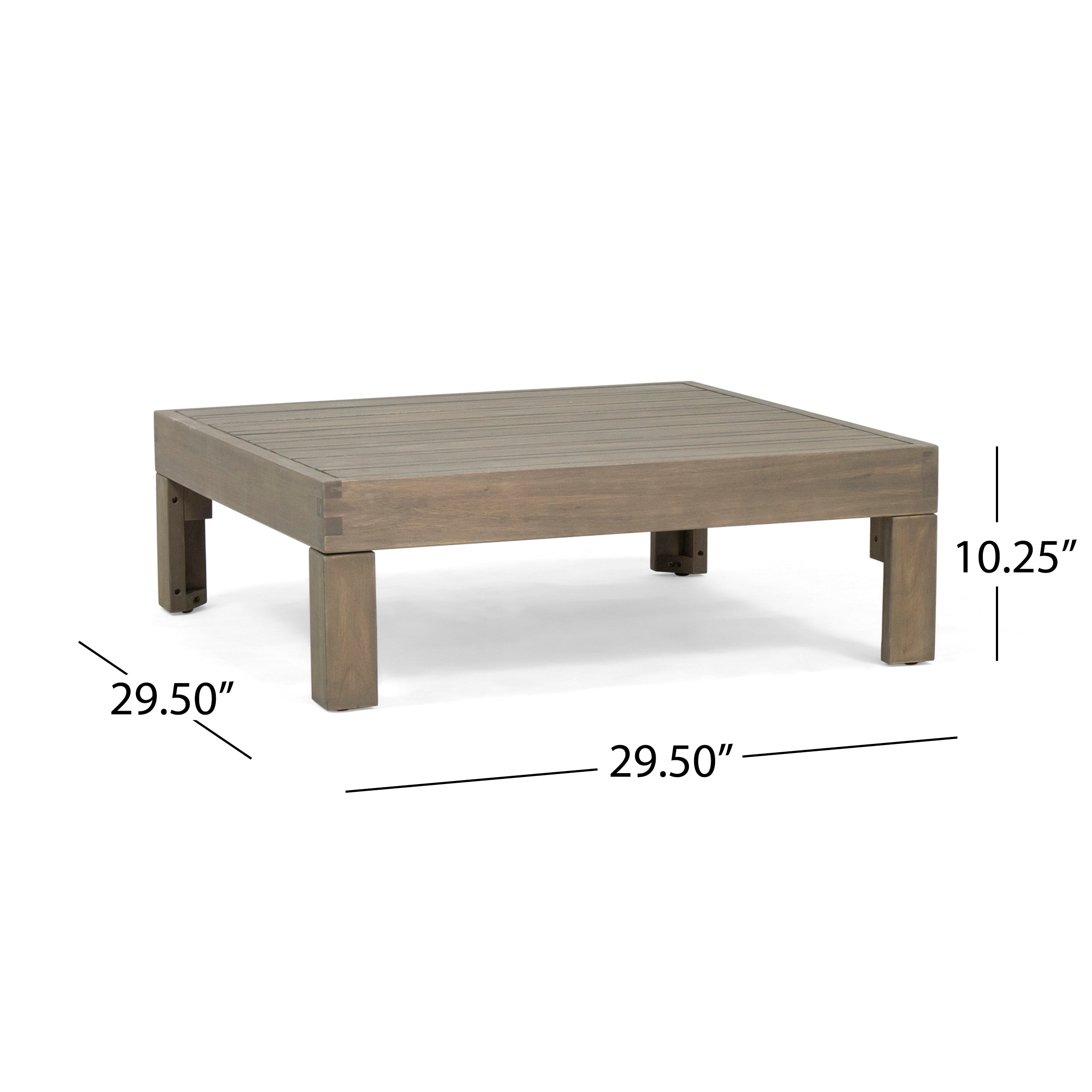 Brava Outdoor X-Back Corner Bench with Coffee Table