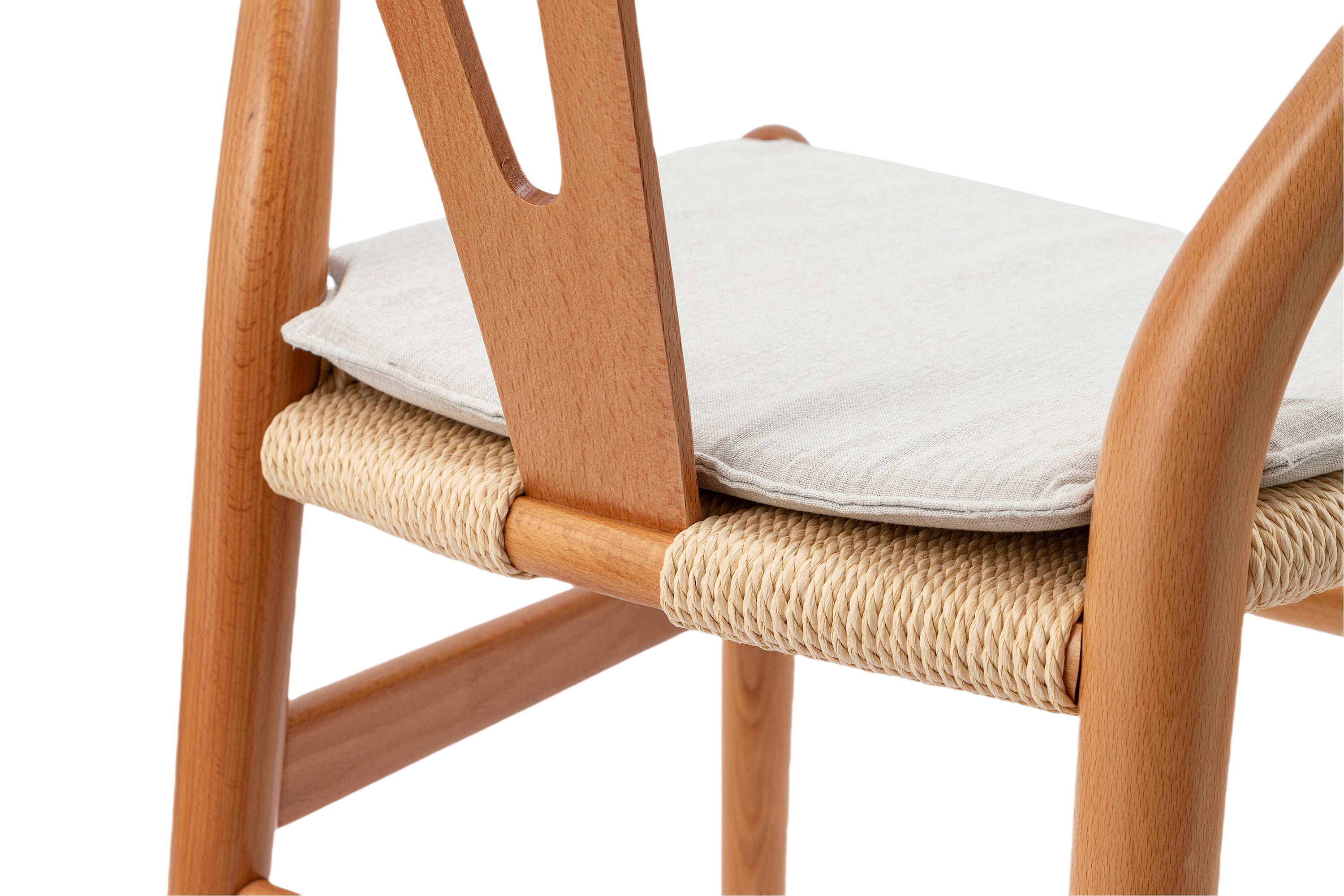 Garlandx Wood Dining Chair with Curved Back, Set of 2