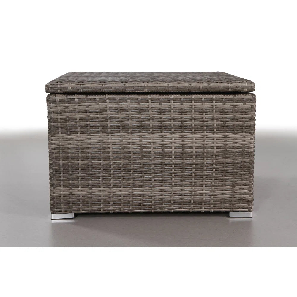 Fully Assembled Outdoor Storage End Table