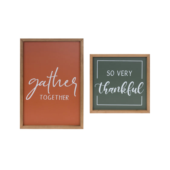 Gather-and-Thankful-Sentiment-Sign-(set-of-2)-Furniture