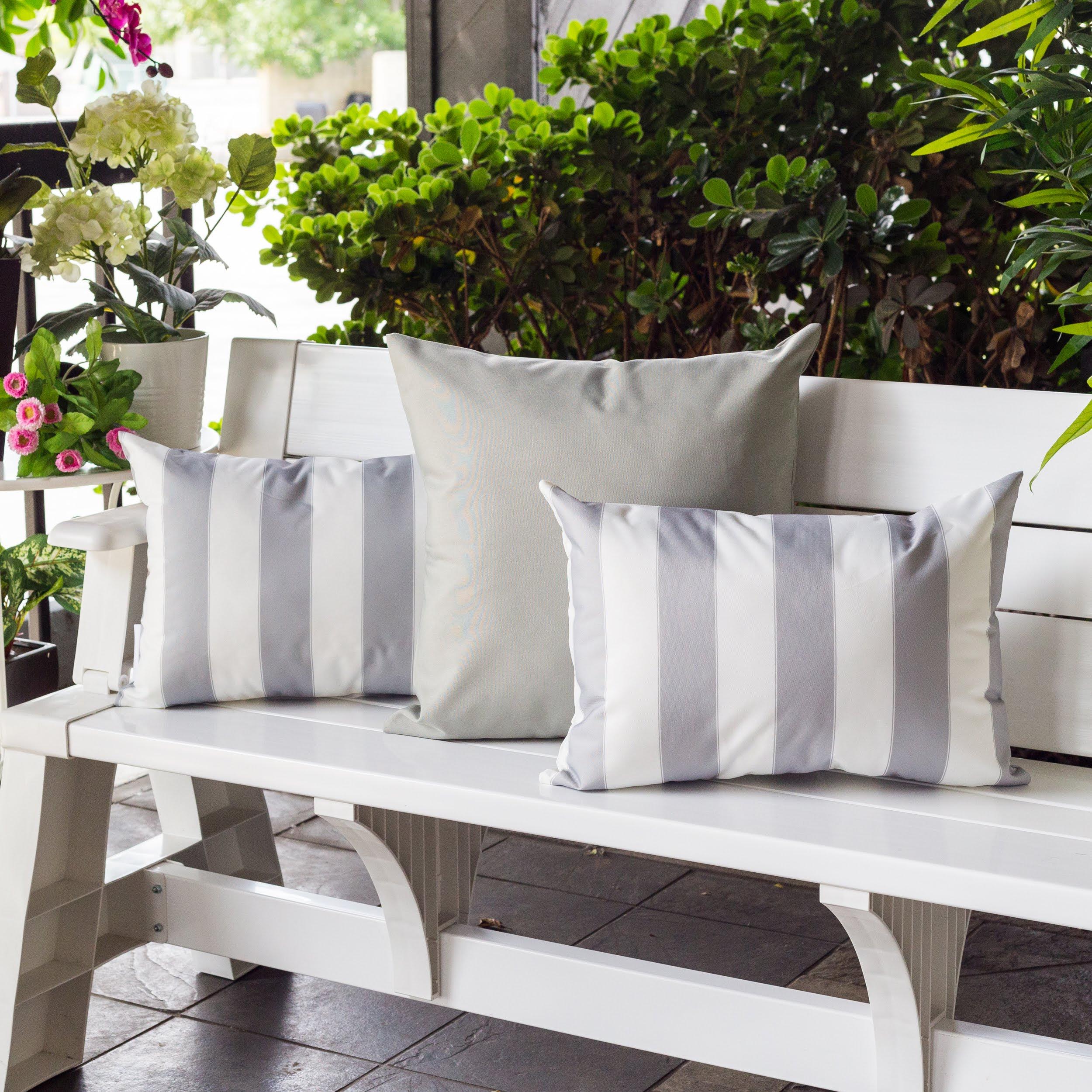 Horizon Stripe Outdoor Lumbar Pillow