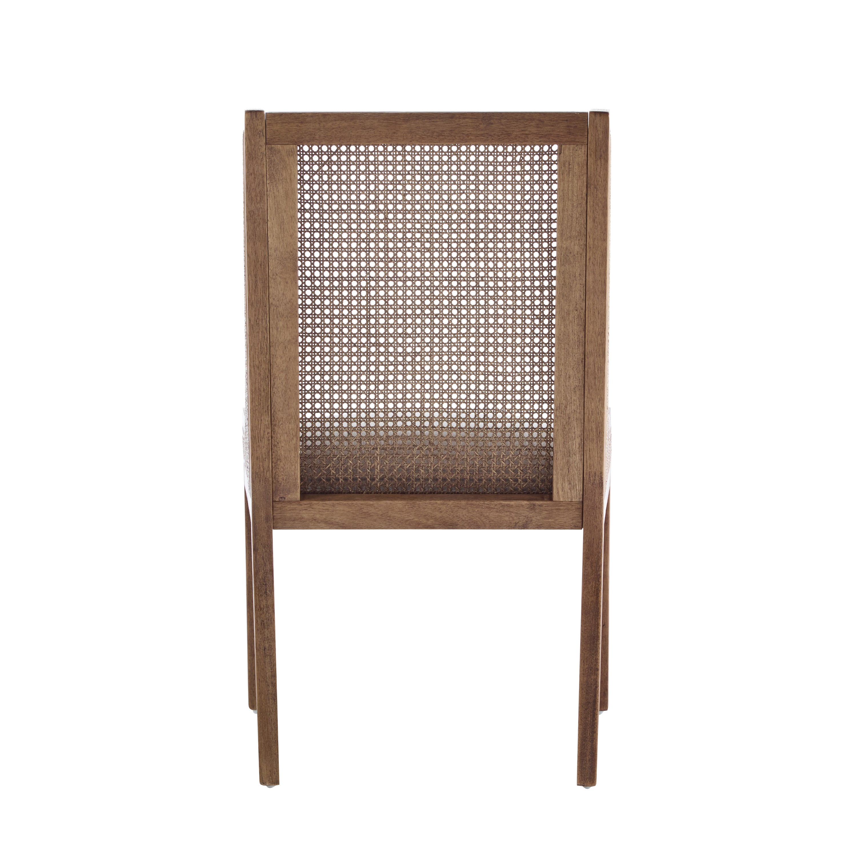 Rattan Wingback Dining Chair, Set of 2