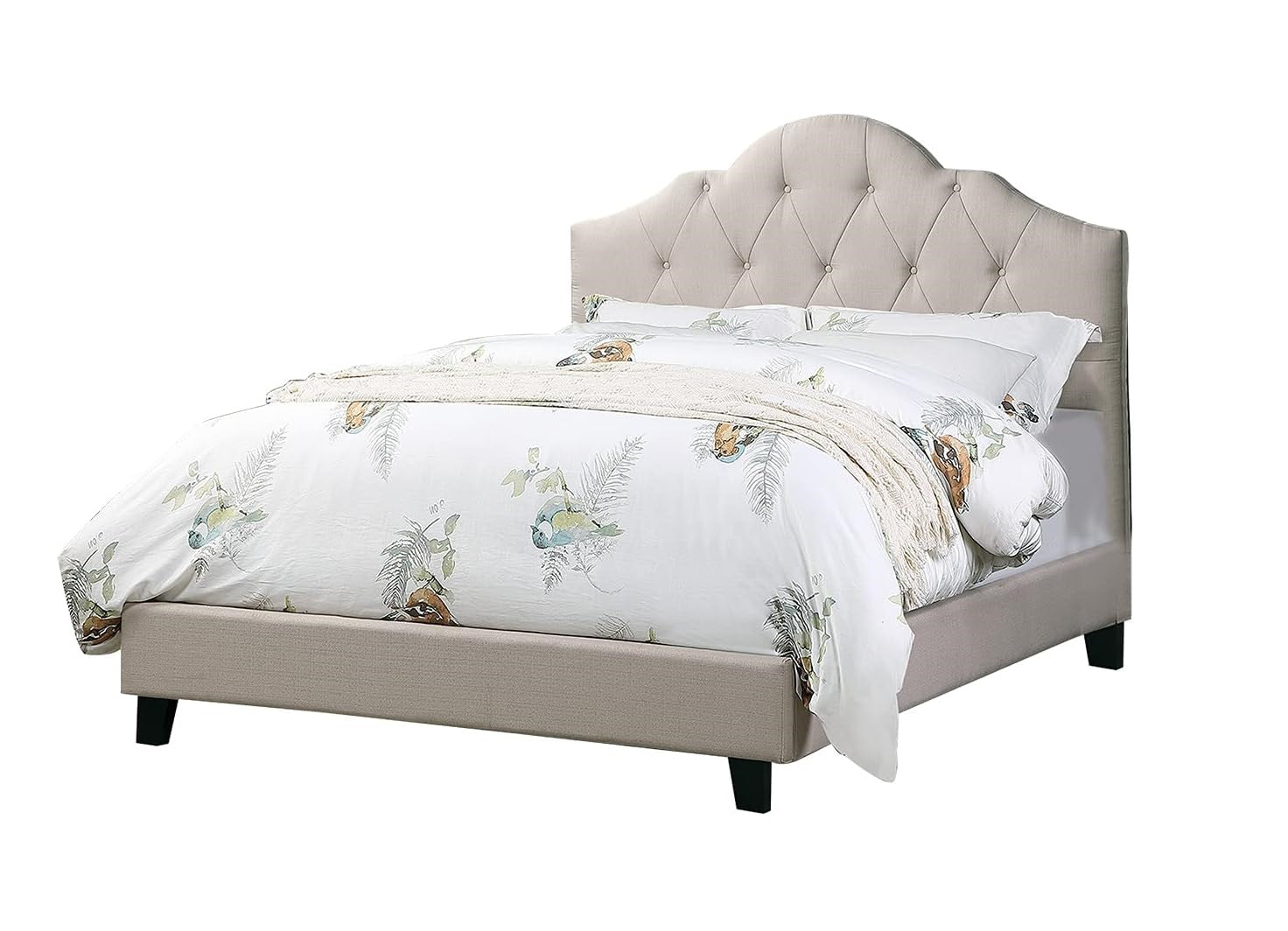 Pier 1 Tufted Upholstered Bed - Thumbnail 3