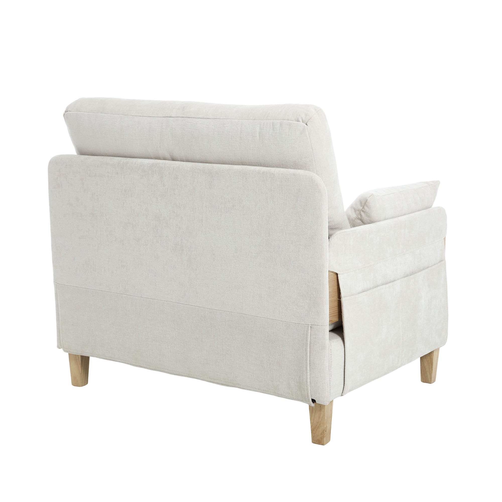 Mid-Century Modern Chenille Foldable Sofa Bed Recliner