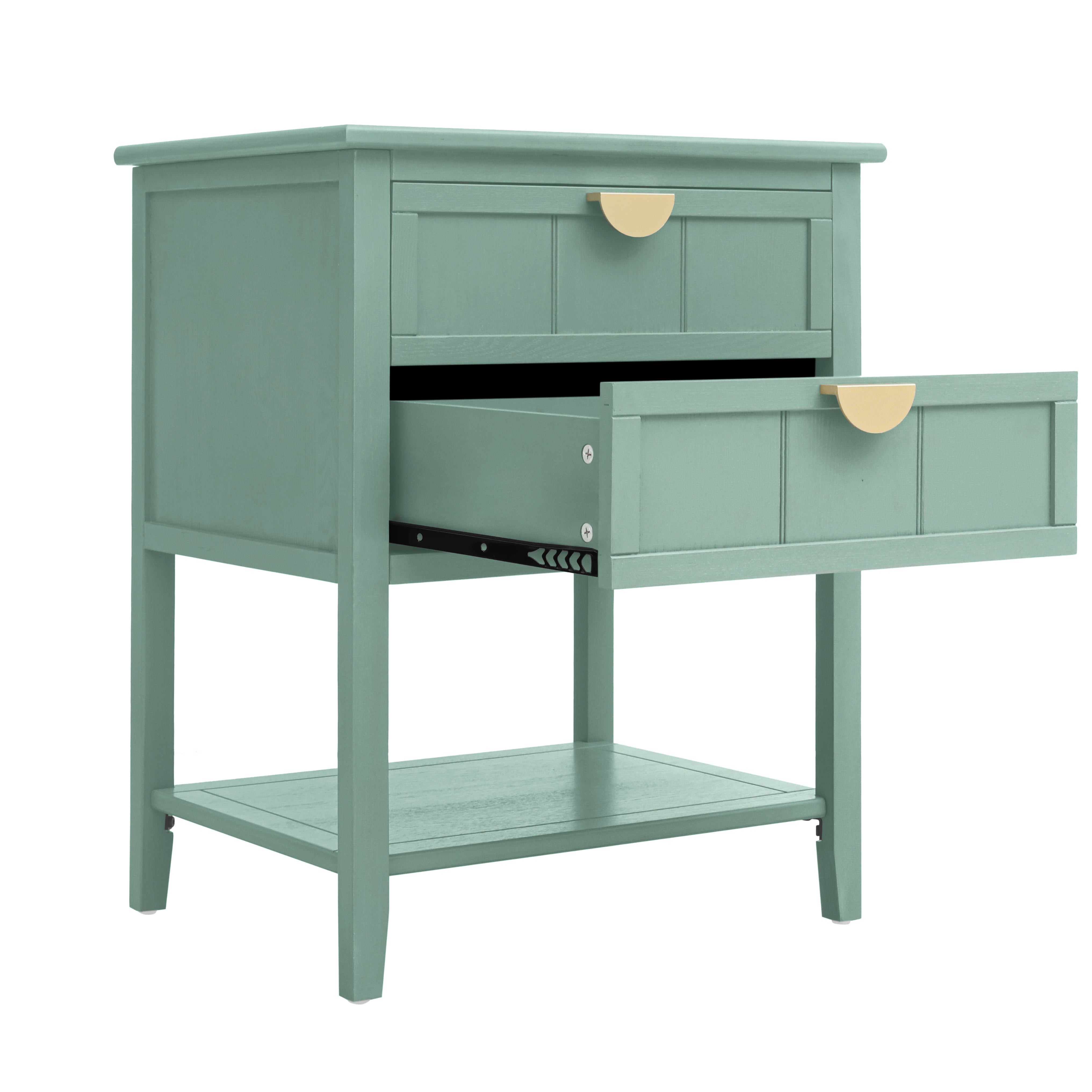 2 Drawer Side Table