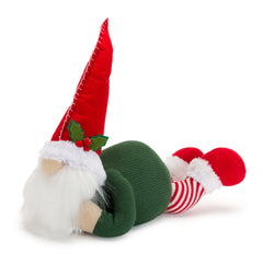 Plush Gnome Shelf Sitter with Holly Accent (Set of 2)
