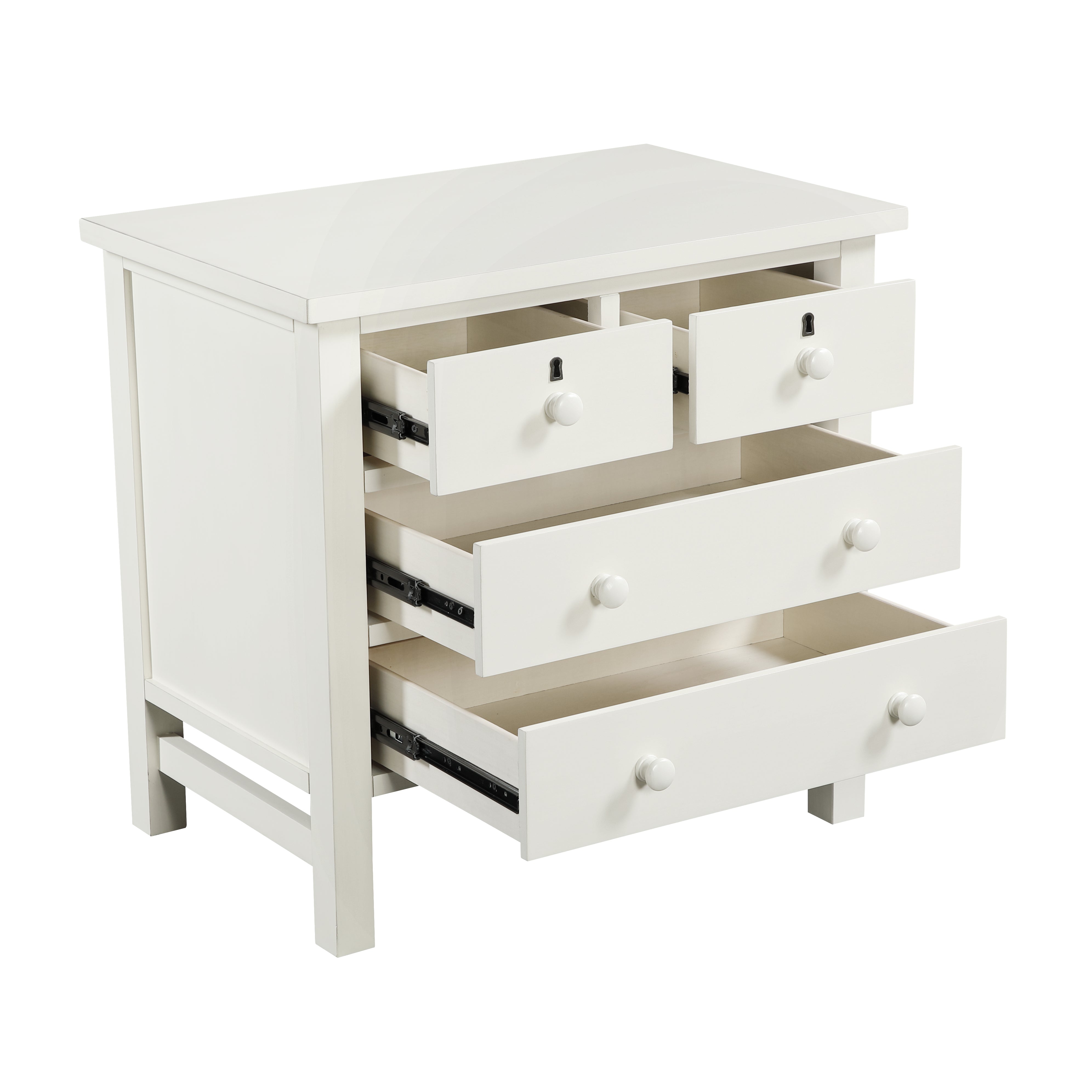 Georgina 4-Drawer Storage Nightstand