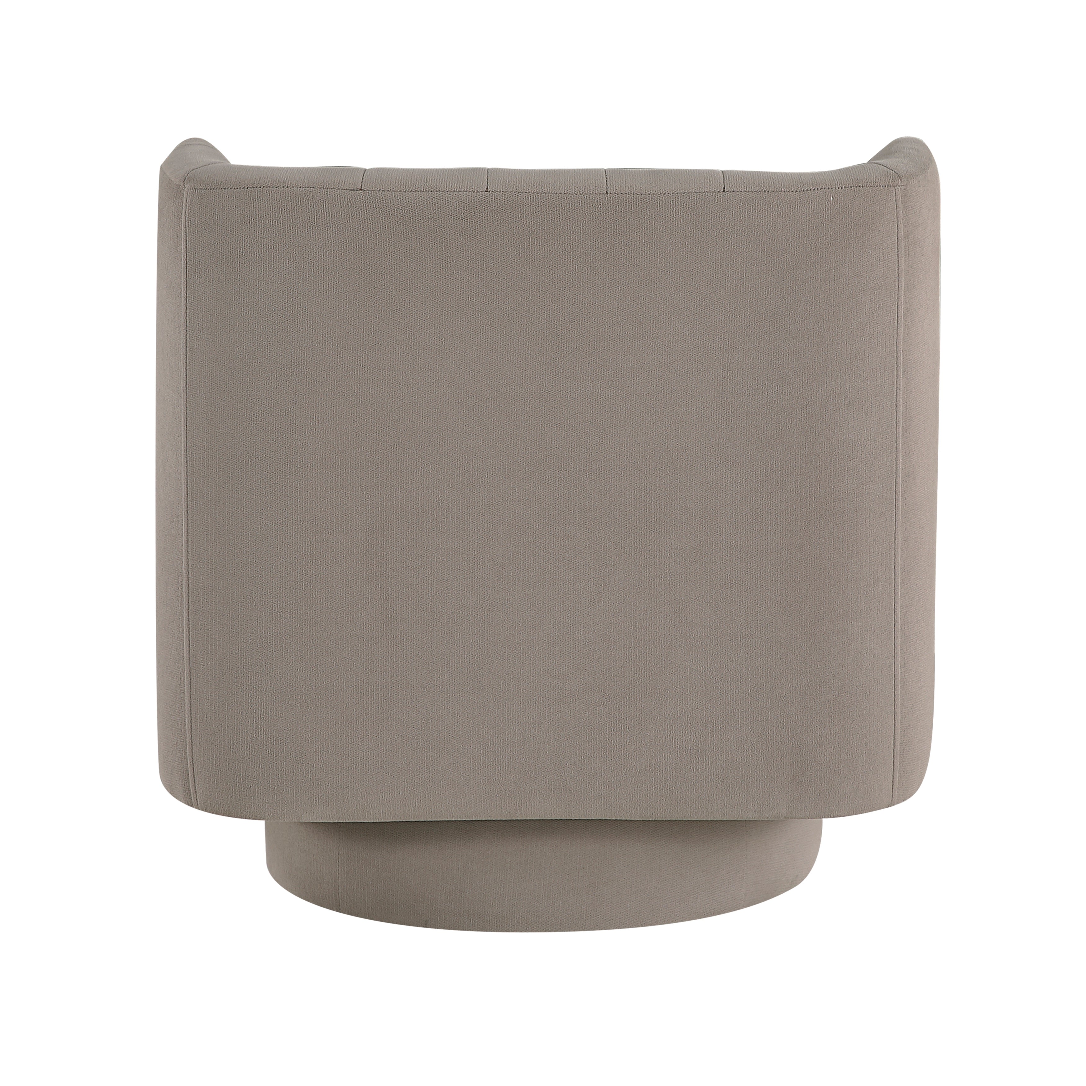 Modern Swivel Chair Upholstered Comfort Aqua Blue Fabric Stylish Living Room Furniture 1pc Accent Chair Contemporary Design Barrel Back