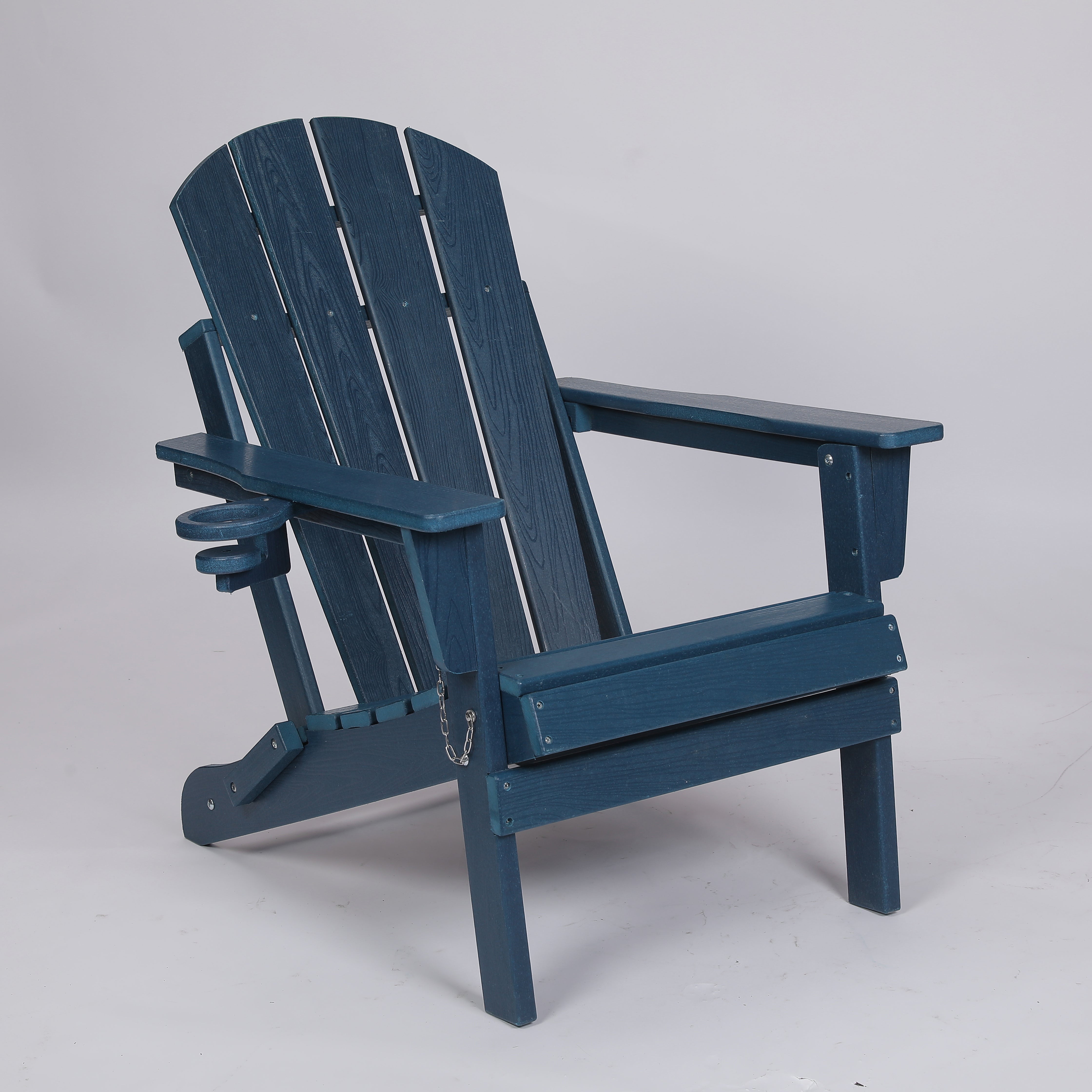 Composite Folding Adirondack Chair with Dual Cup Holder