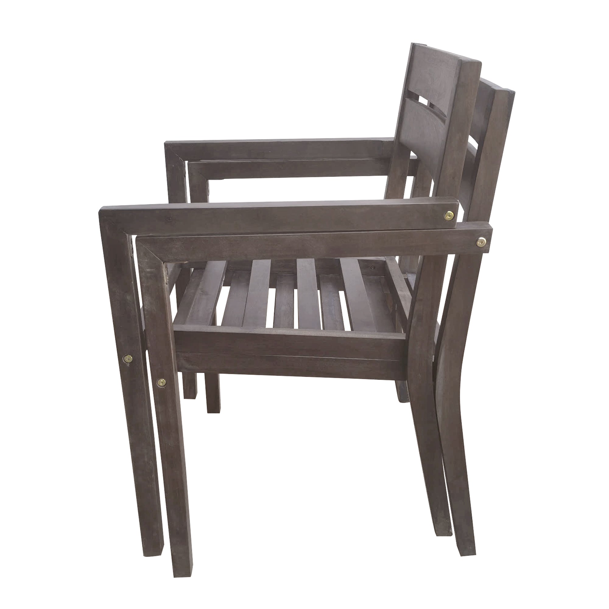 Acacia Wood Outdoor Dining Set with Table And 6 Chairs