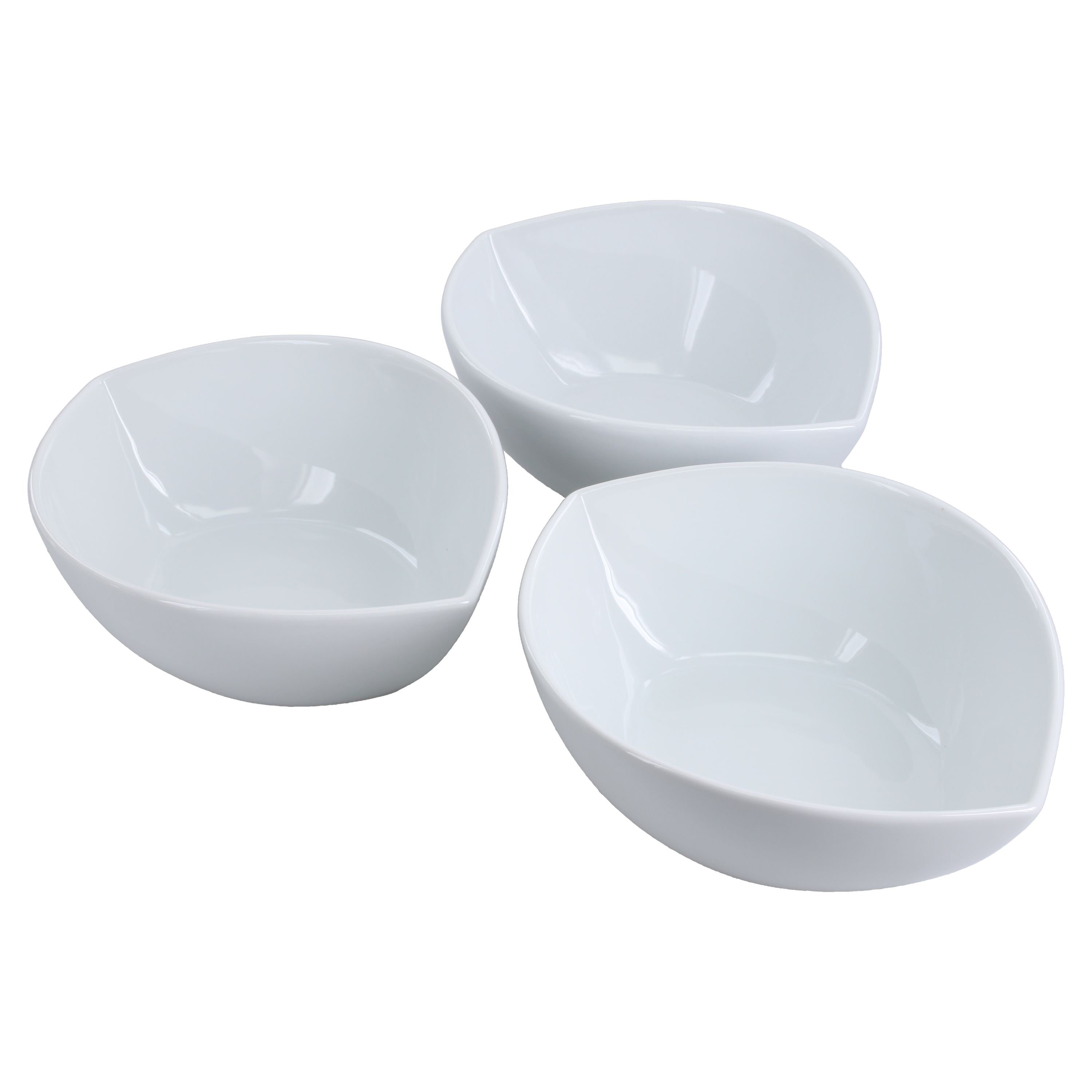 Split Oval Bowls, Set of 3