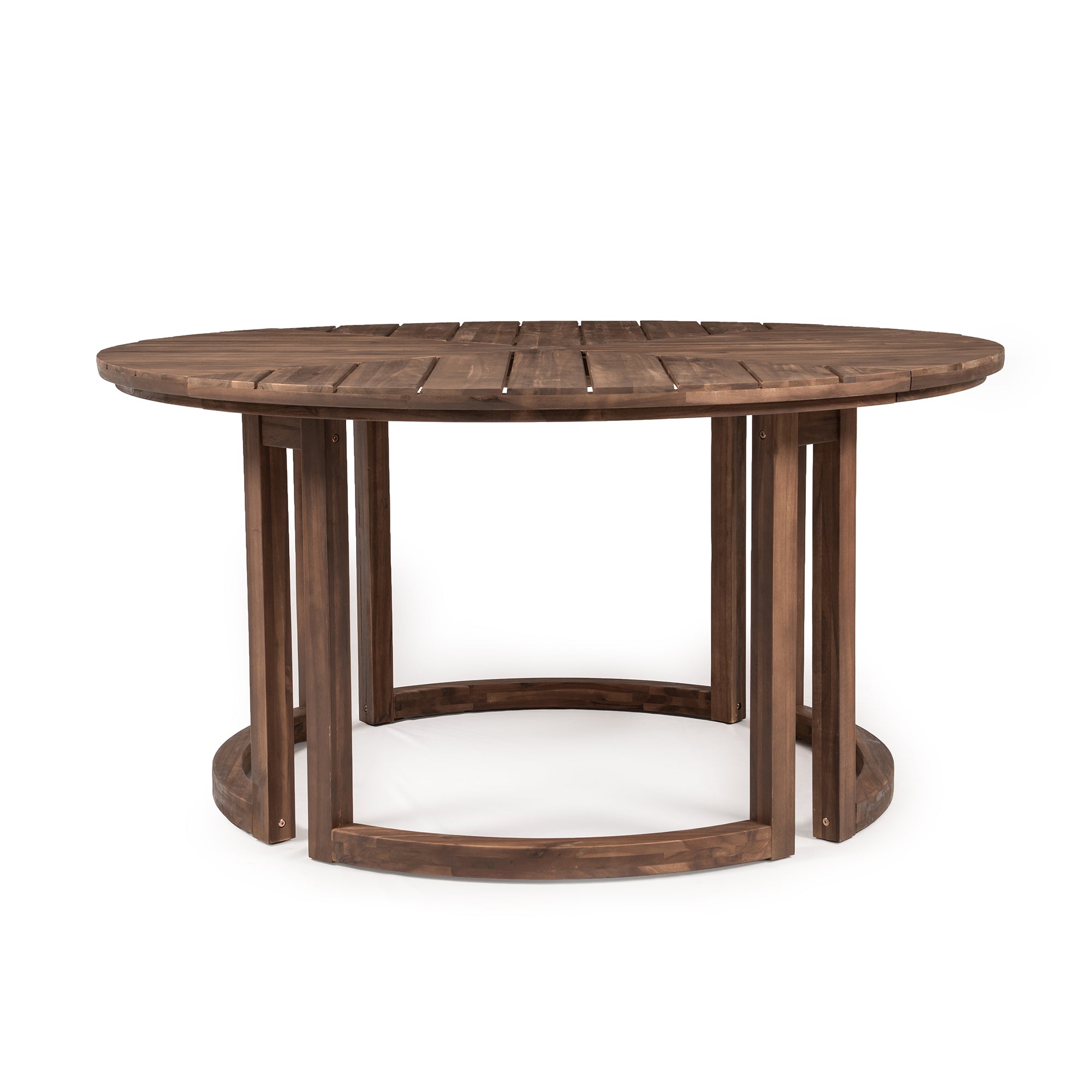 TREXM Patio Dining Table Set for 6