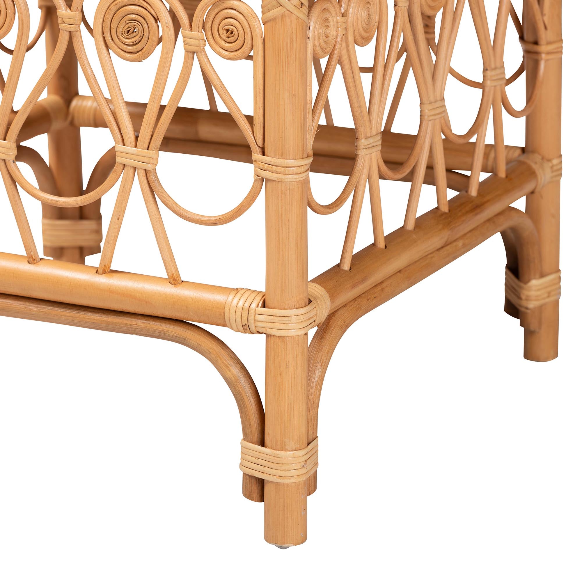 Rayhan Rattan Footstool