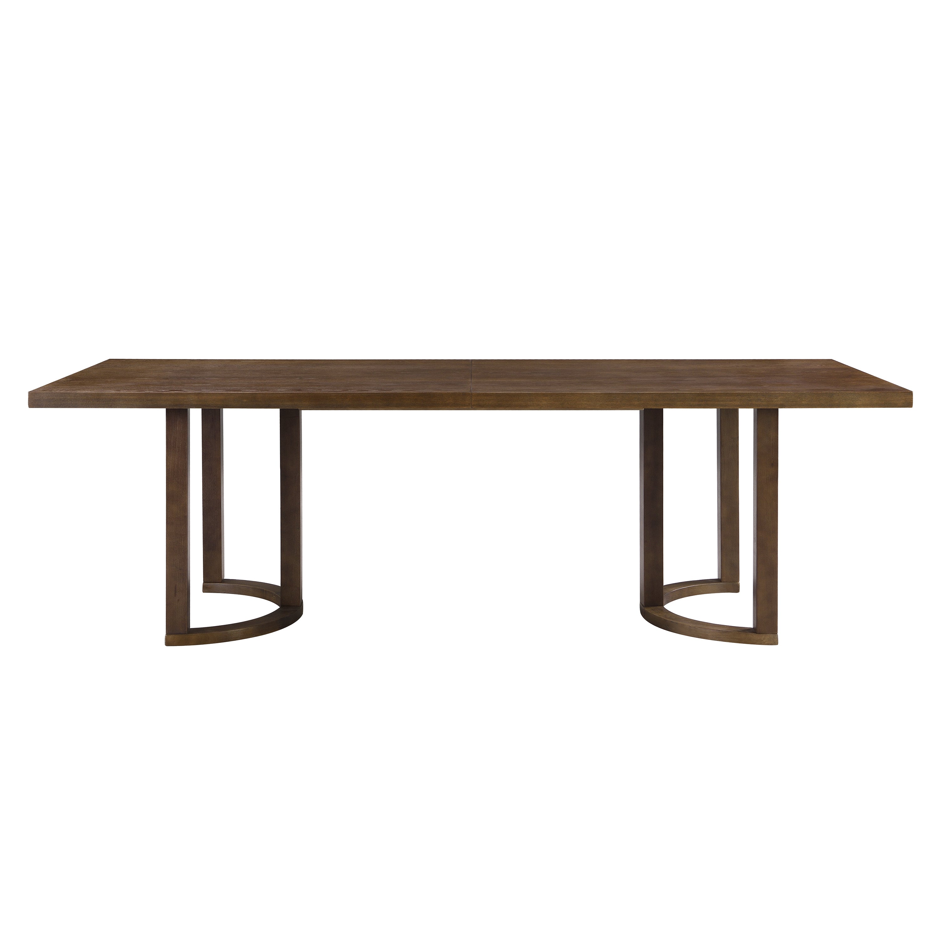 Briarwood 7-Piece Wood Upholstered Dining Set with Rattan Back Chairs