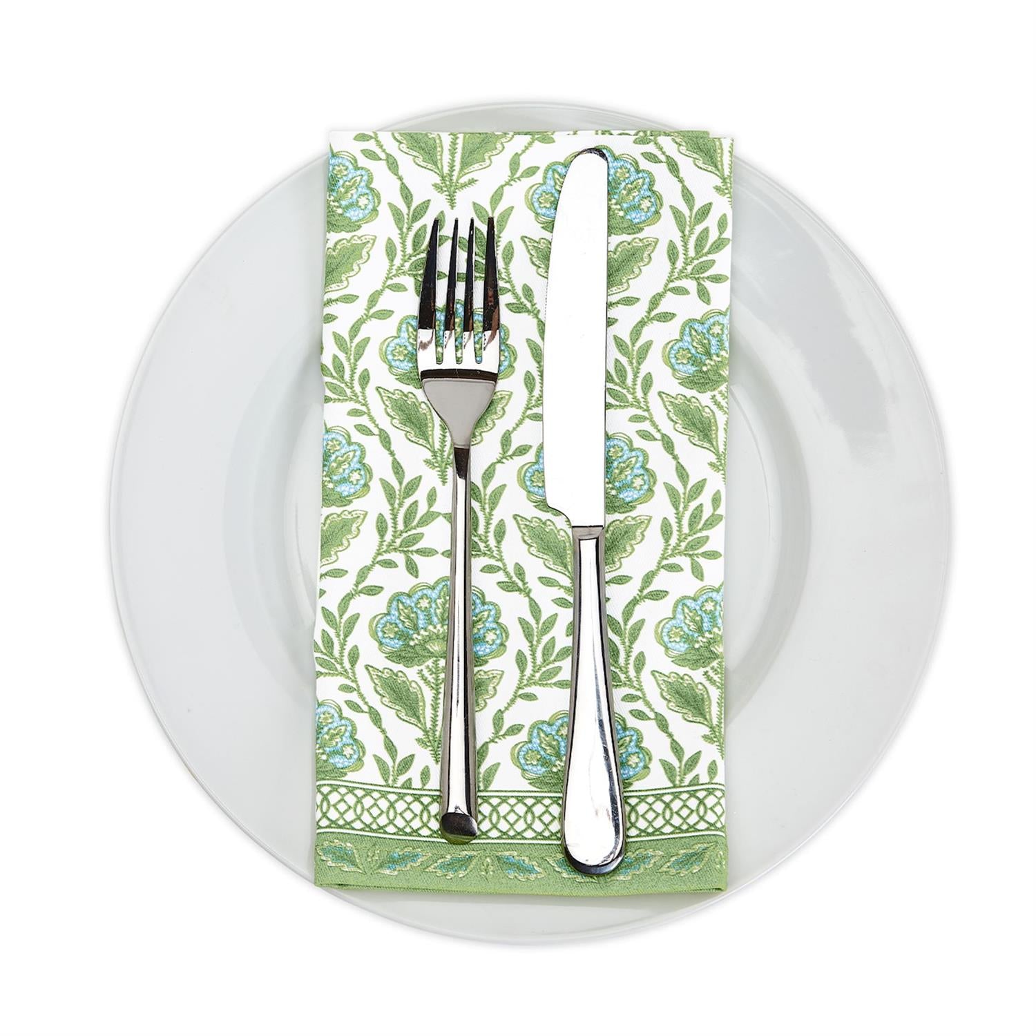 Floral Pattern Napkins, Set of 4