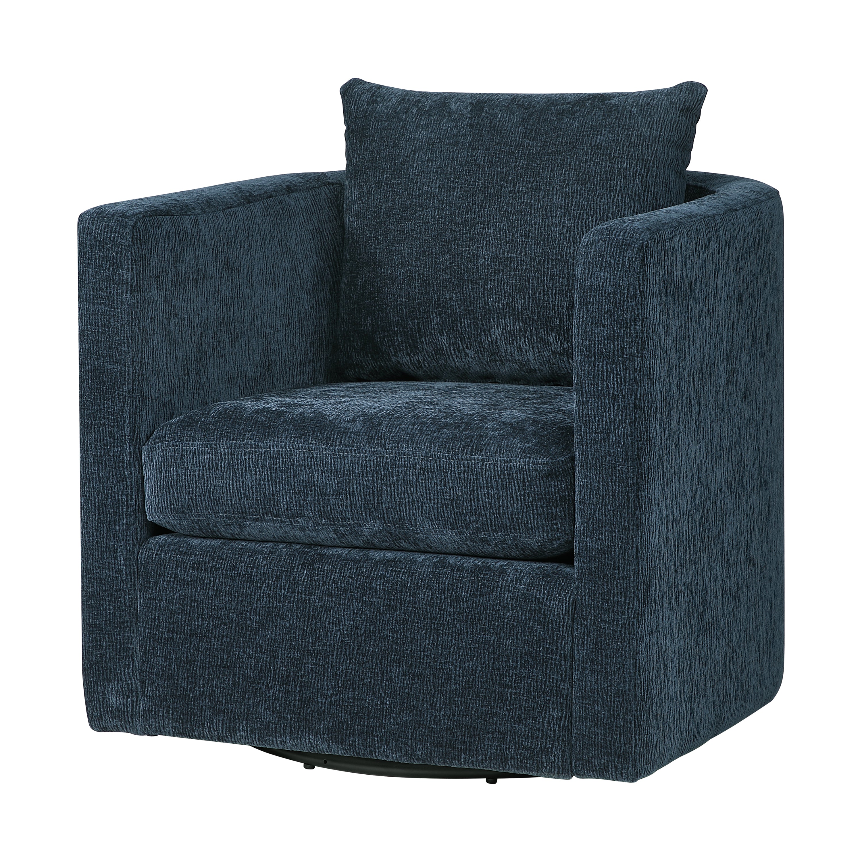 Sutton Swivel Barrel Chair with Performance Fabric
