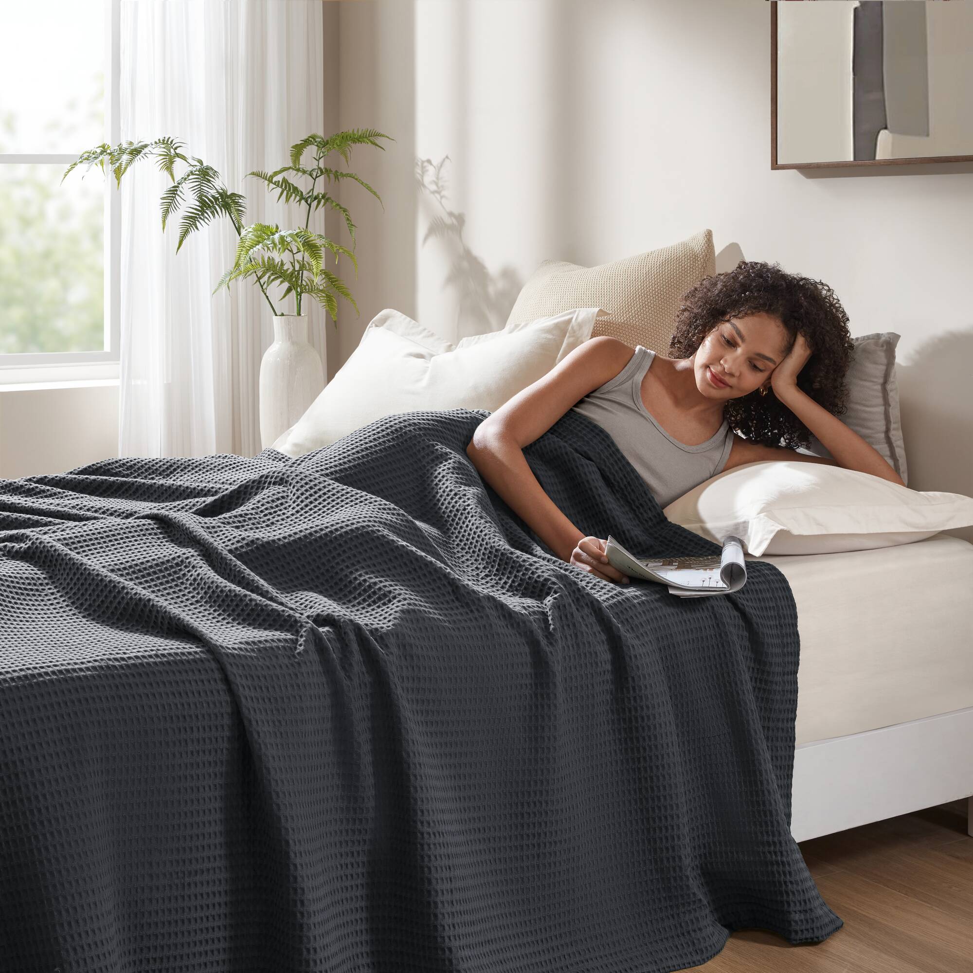 Waffle Cotton Blanket