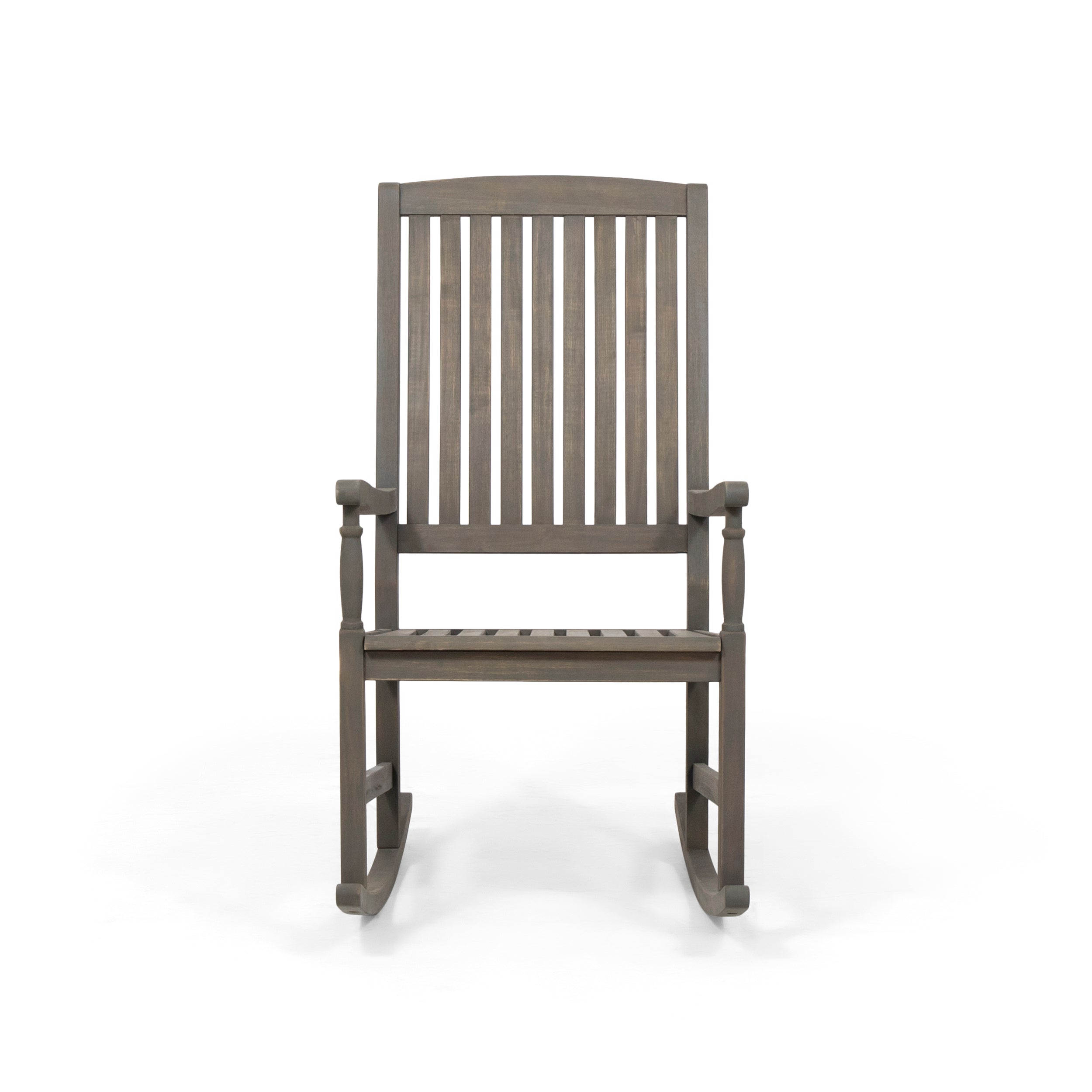 Muse Outdoor Acacia Rocking Chair with Slat Design