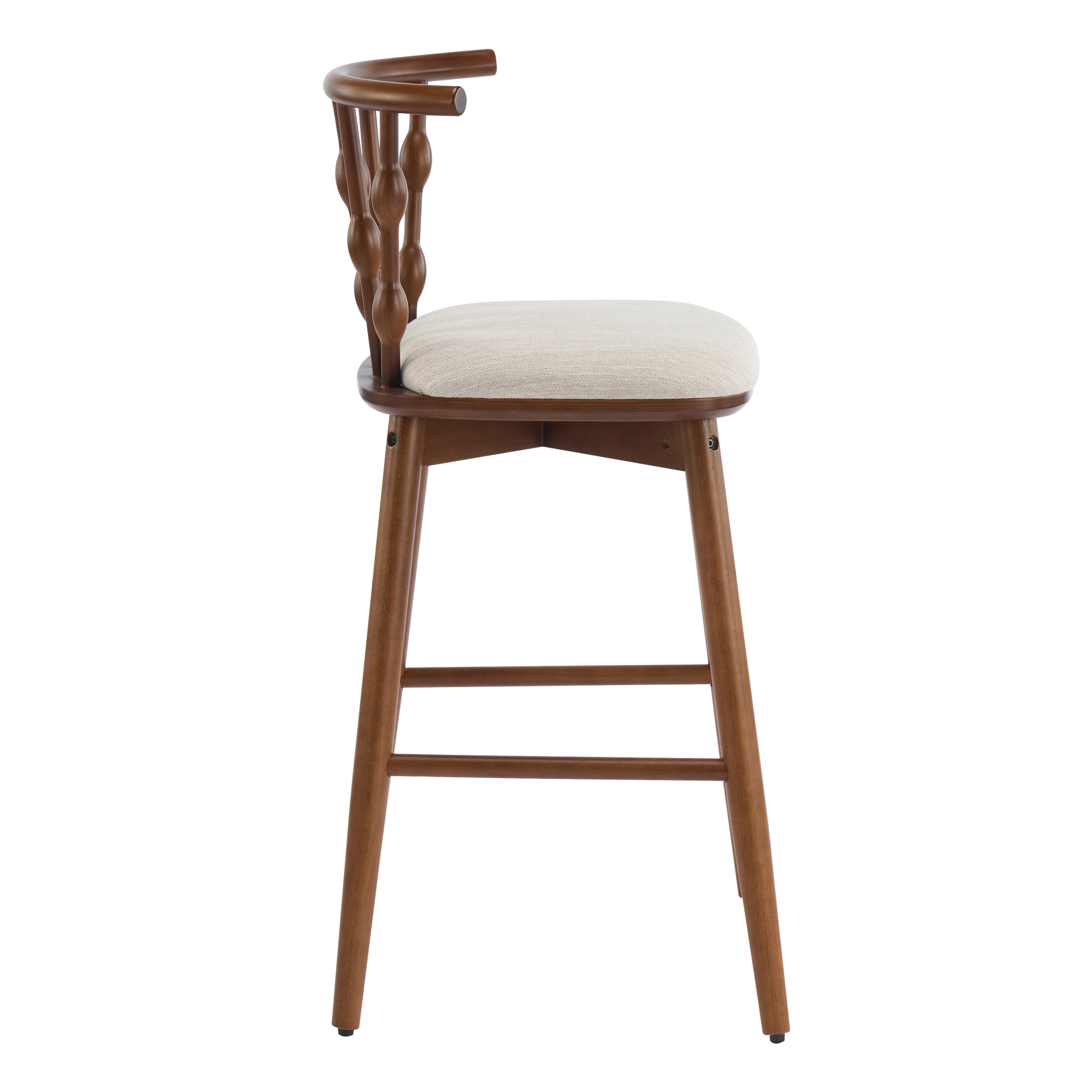 Doria Indoor Wooden Barstool, Set of 2